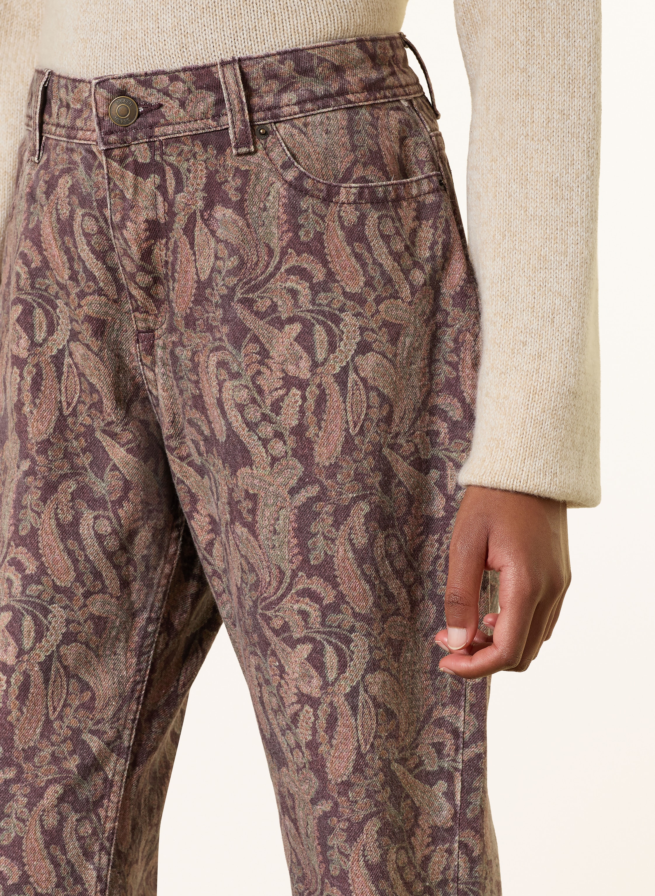 Thumbnail - Ba&Sh Straight Jeans Tooty lila