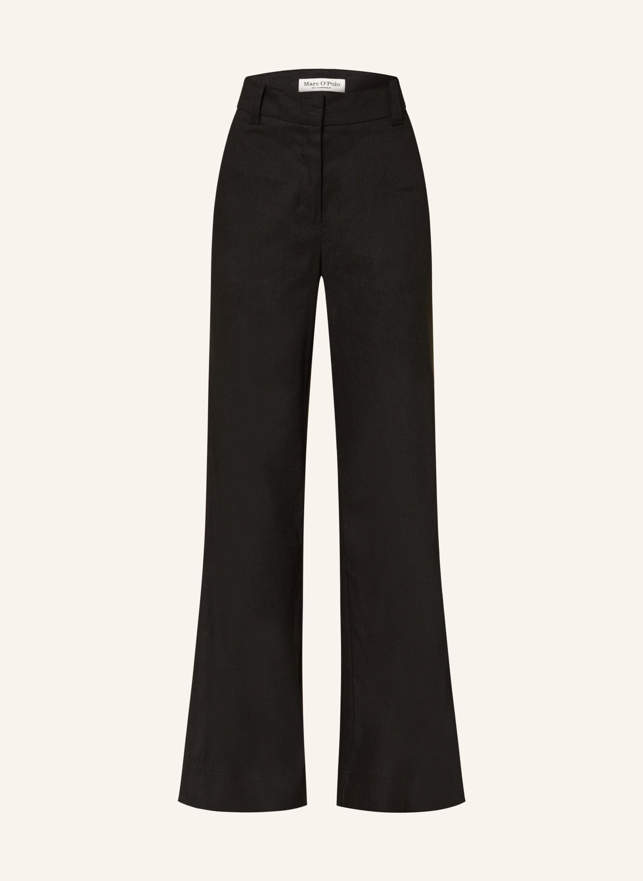 Marc O'polo Hose Mit Leinen schwarz