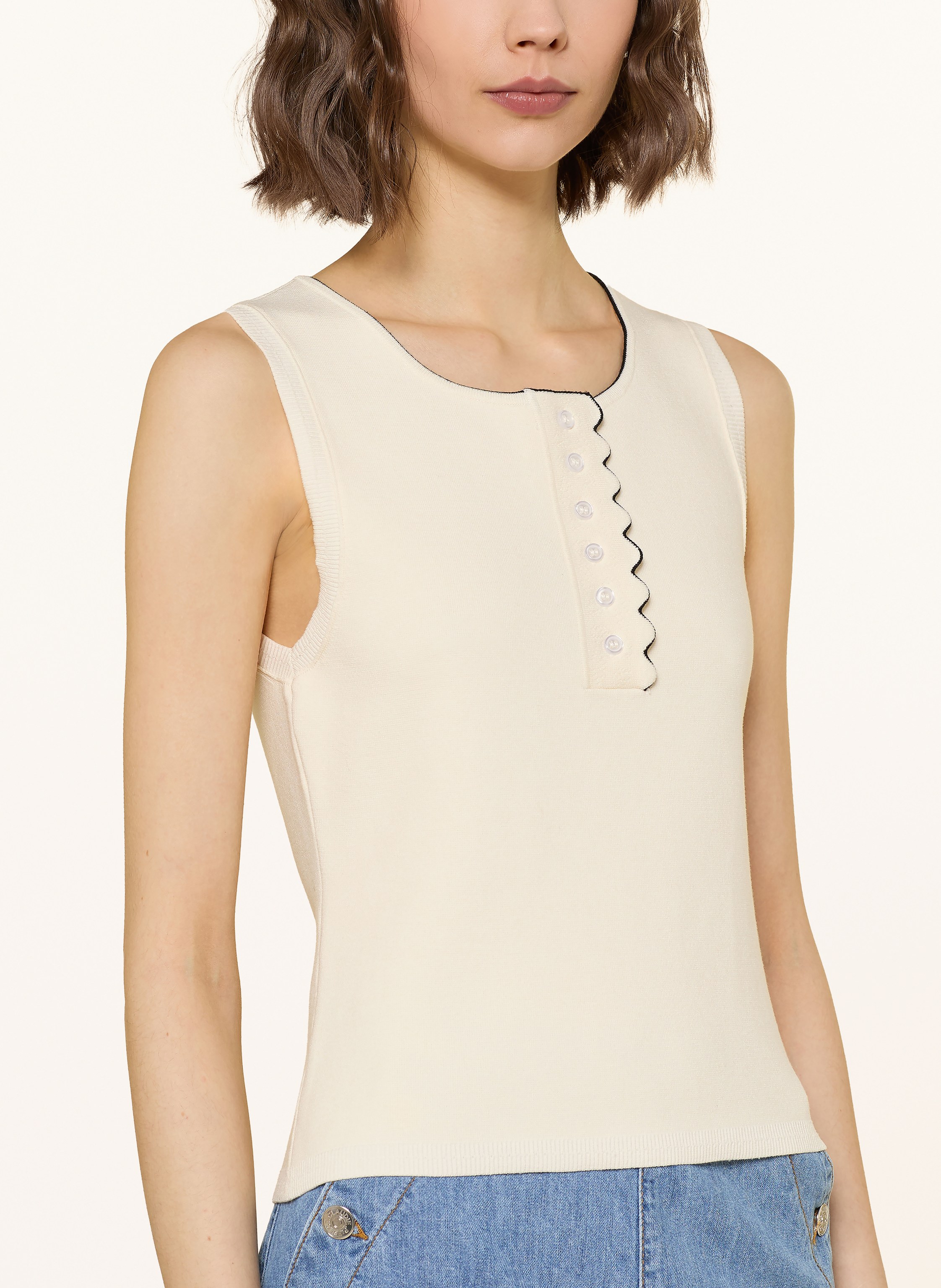 Thumbnail - Claudie Pierlot Top weiss