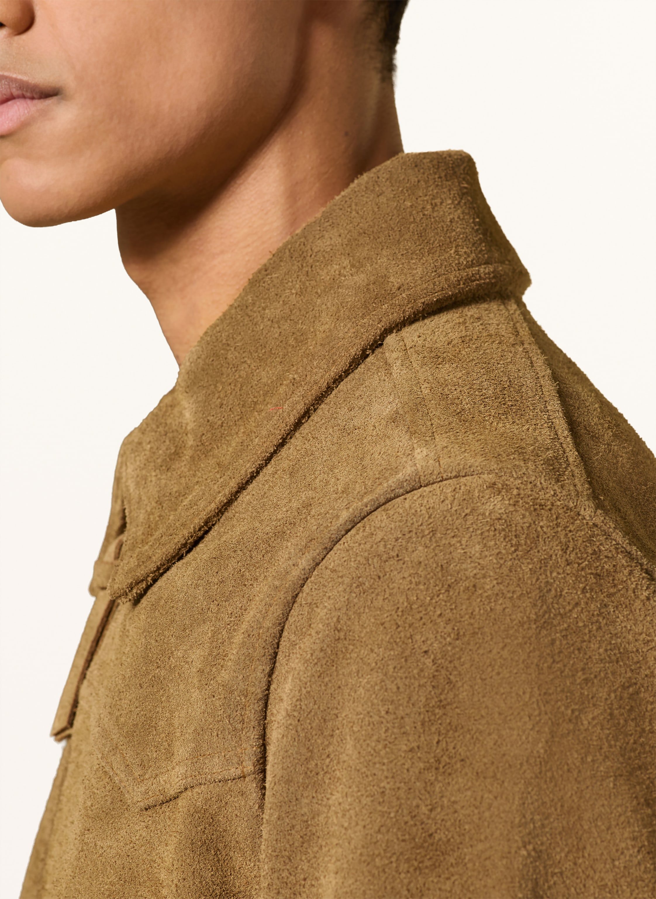 Thumbnail - Allsaints Lederjacke Dellcot braun