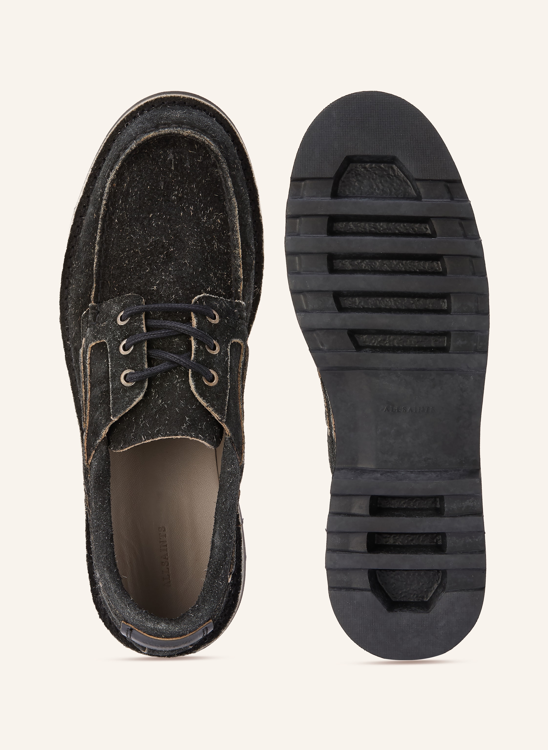 Thumbnail - Allsaints Bootsschuhe Skiff grau