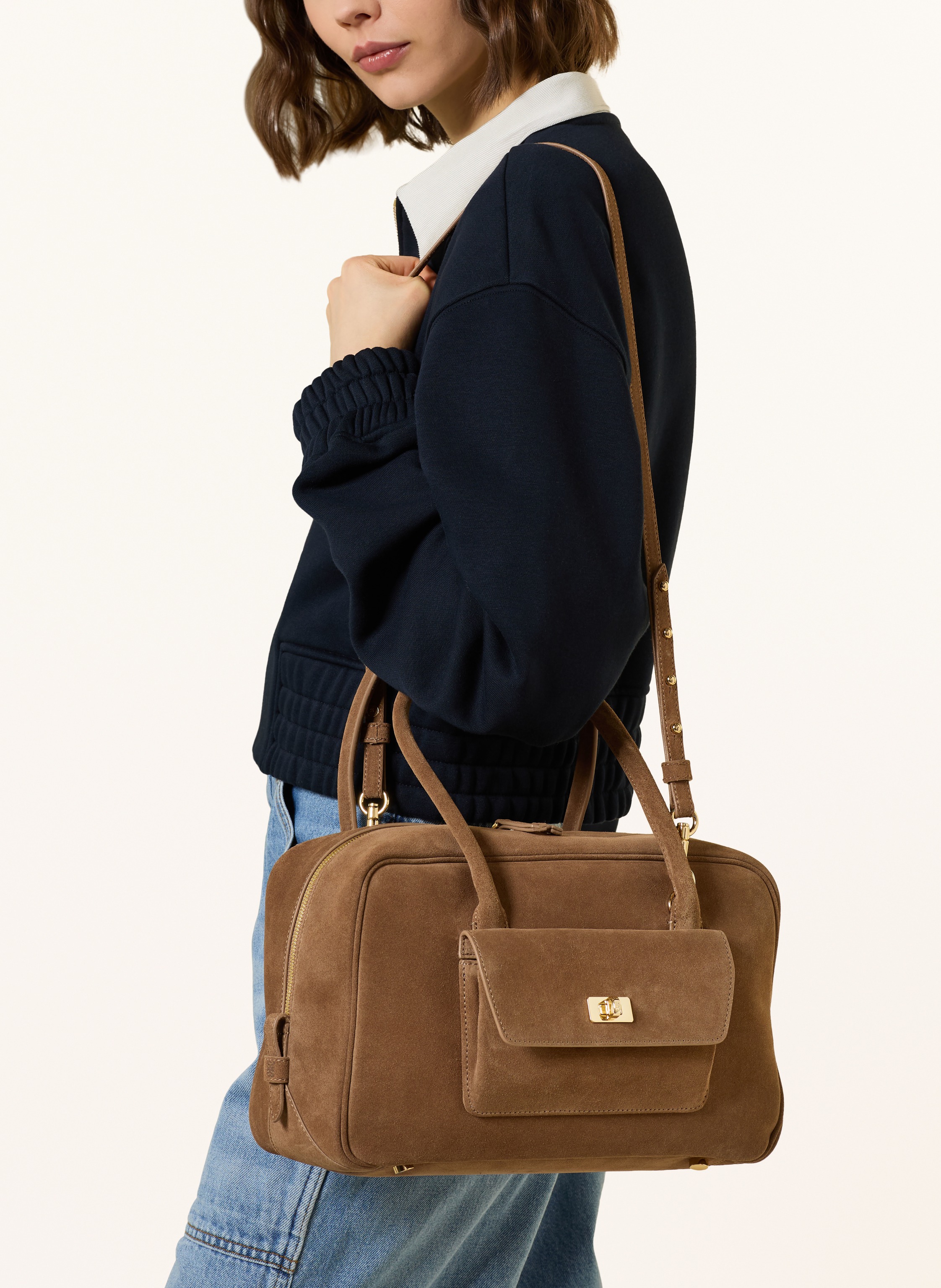 Thumbnail - Sandro Handtasche beige
