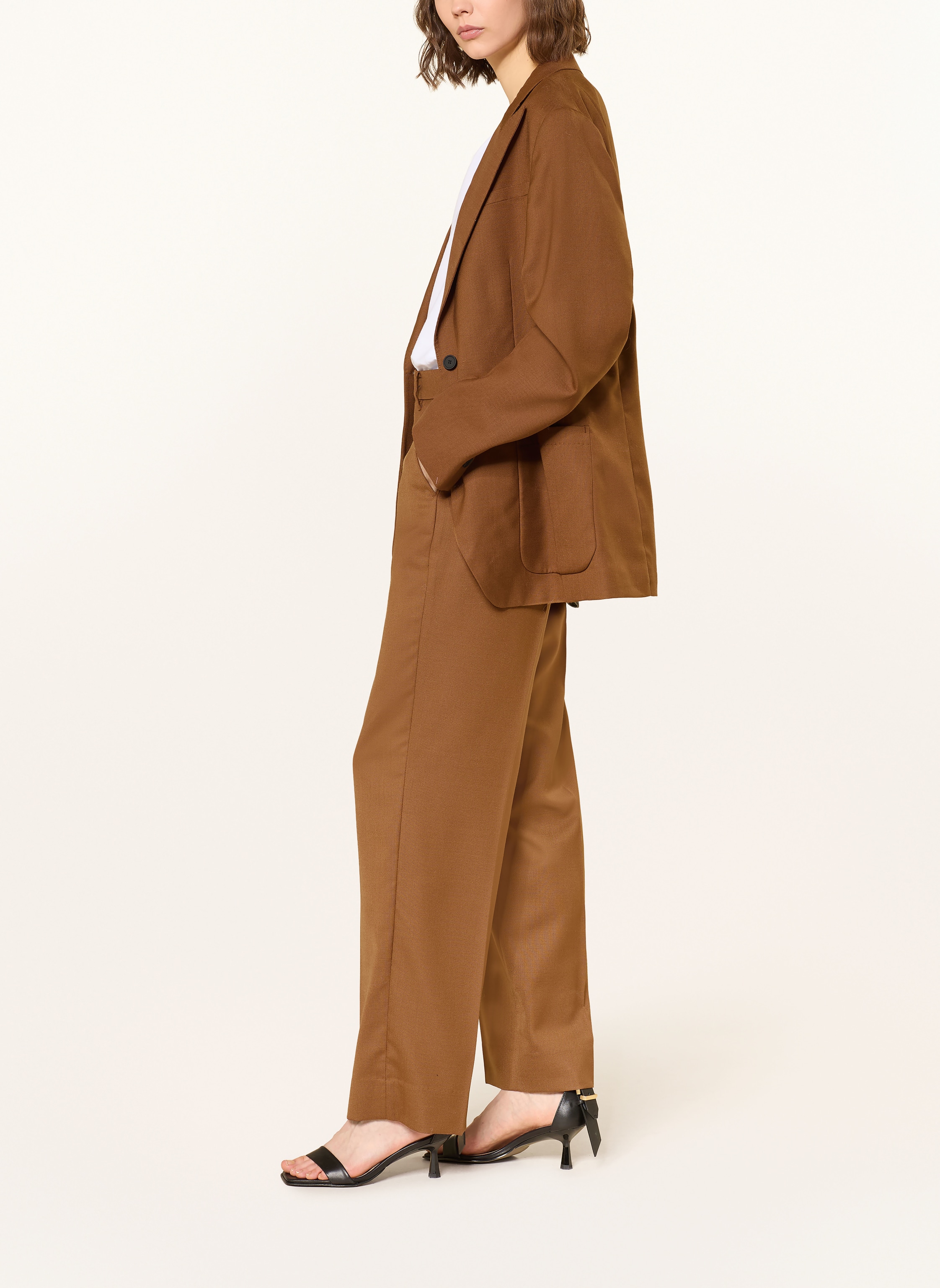 Thumbnail - Allsaints Marlenehose Beck braun