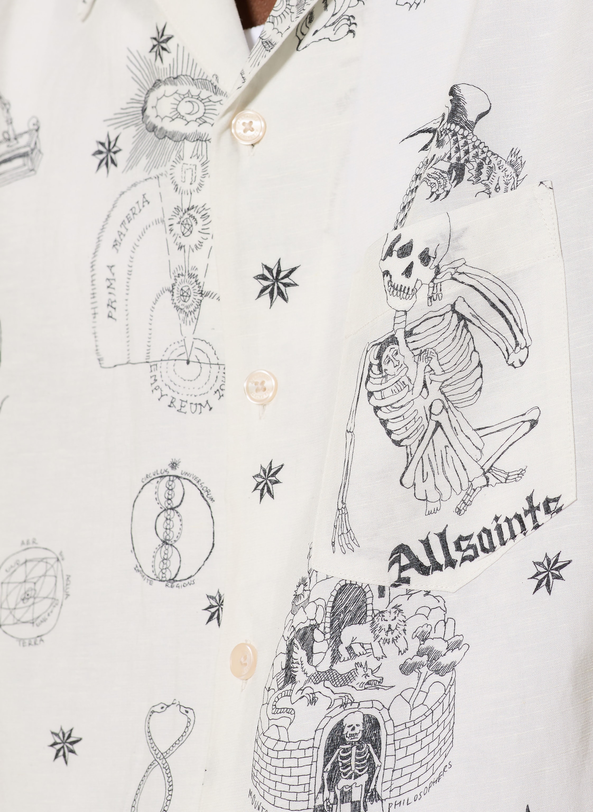 Thumbnail - Allsaints Resorthemd Terra Comfort Fit beige