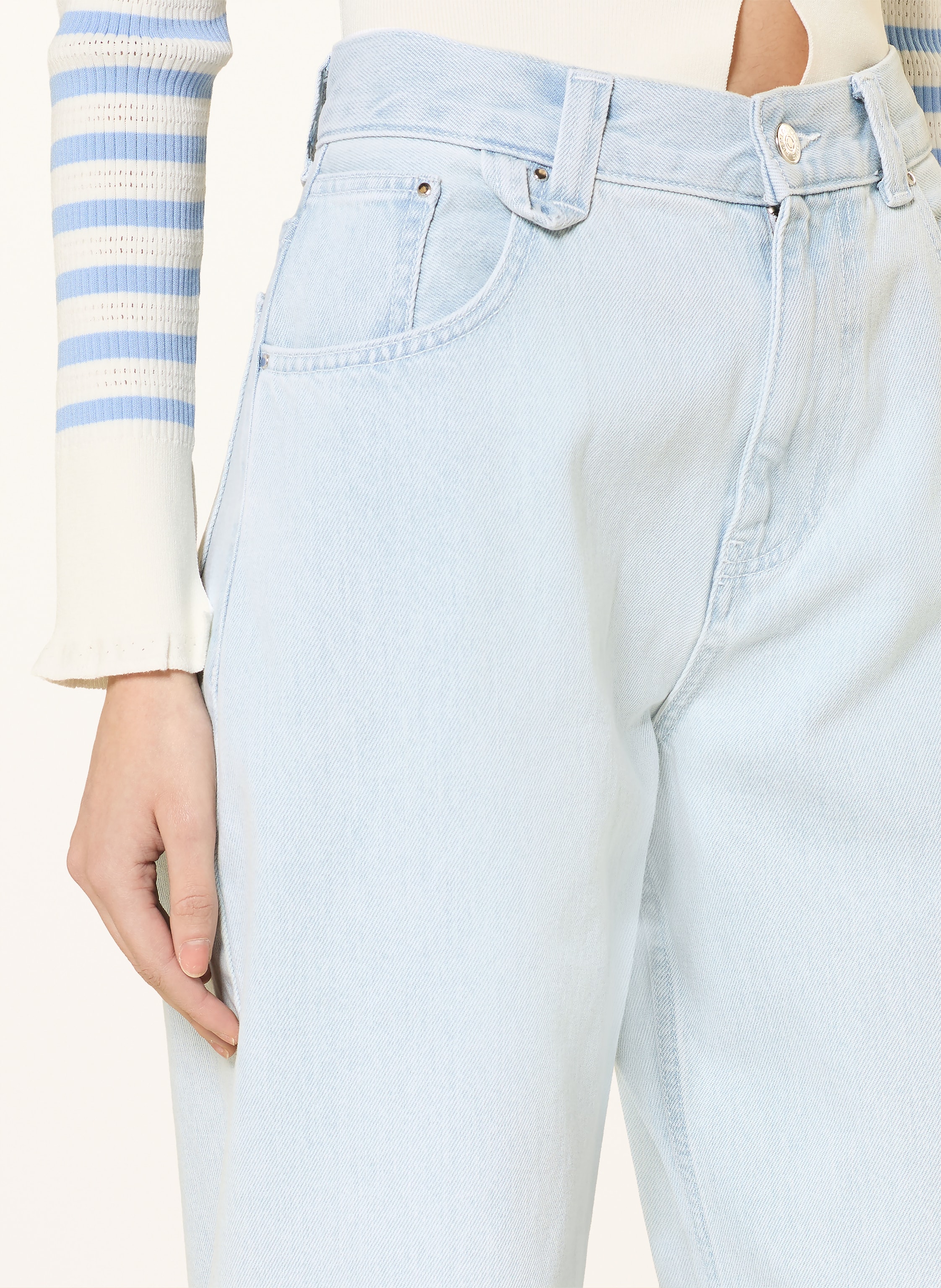 Thumbnail - Claudie Pierlot Wide Leg Jeans Dianebis blau