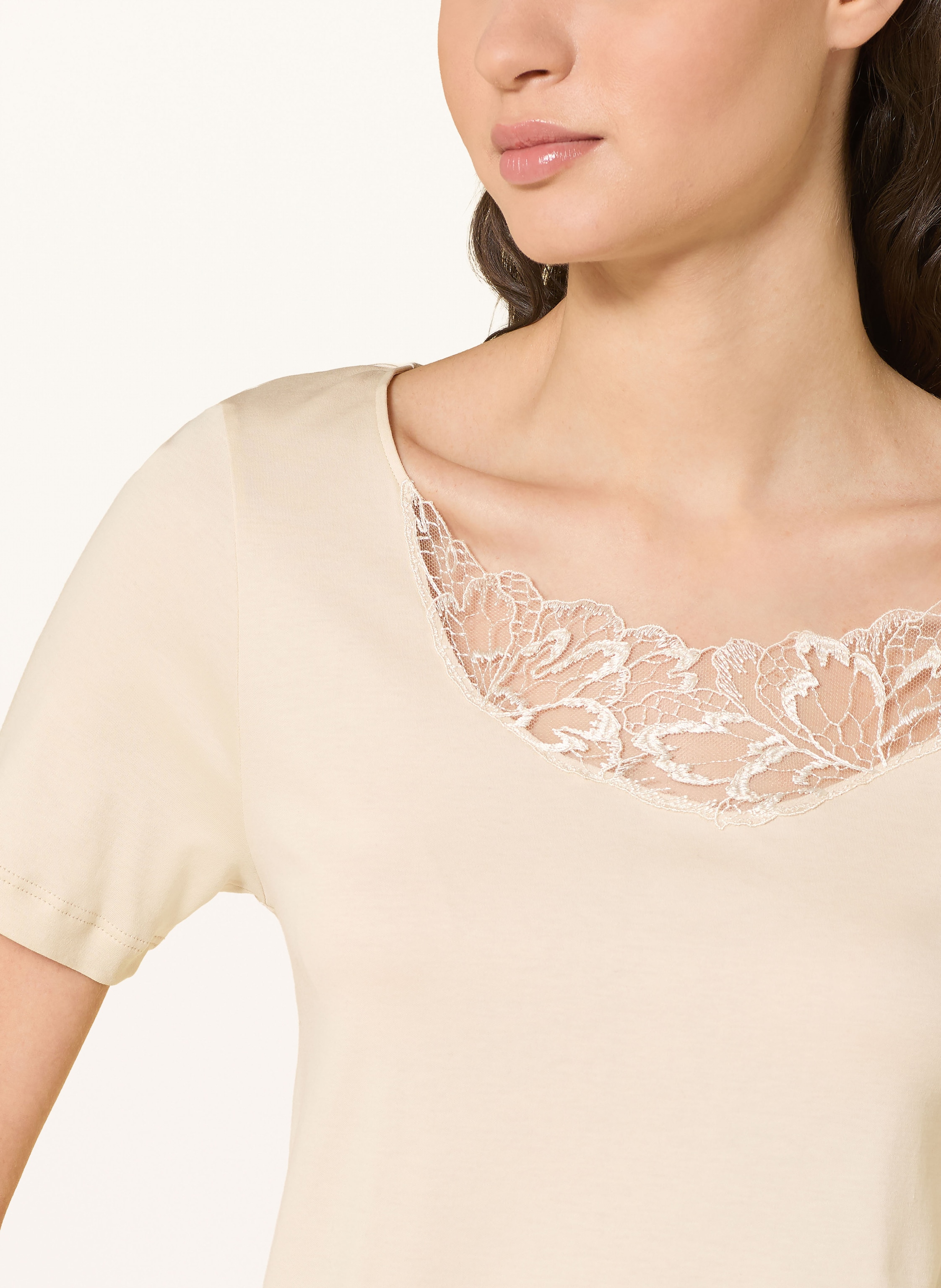 Thumbnail - Hanro Nachthemd Belen beige