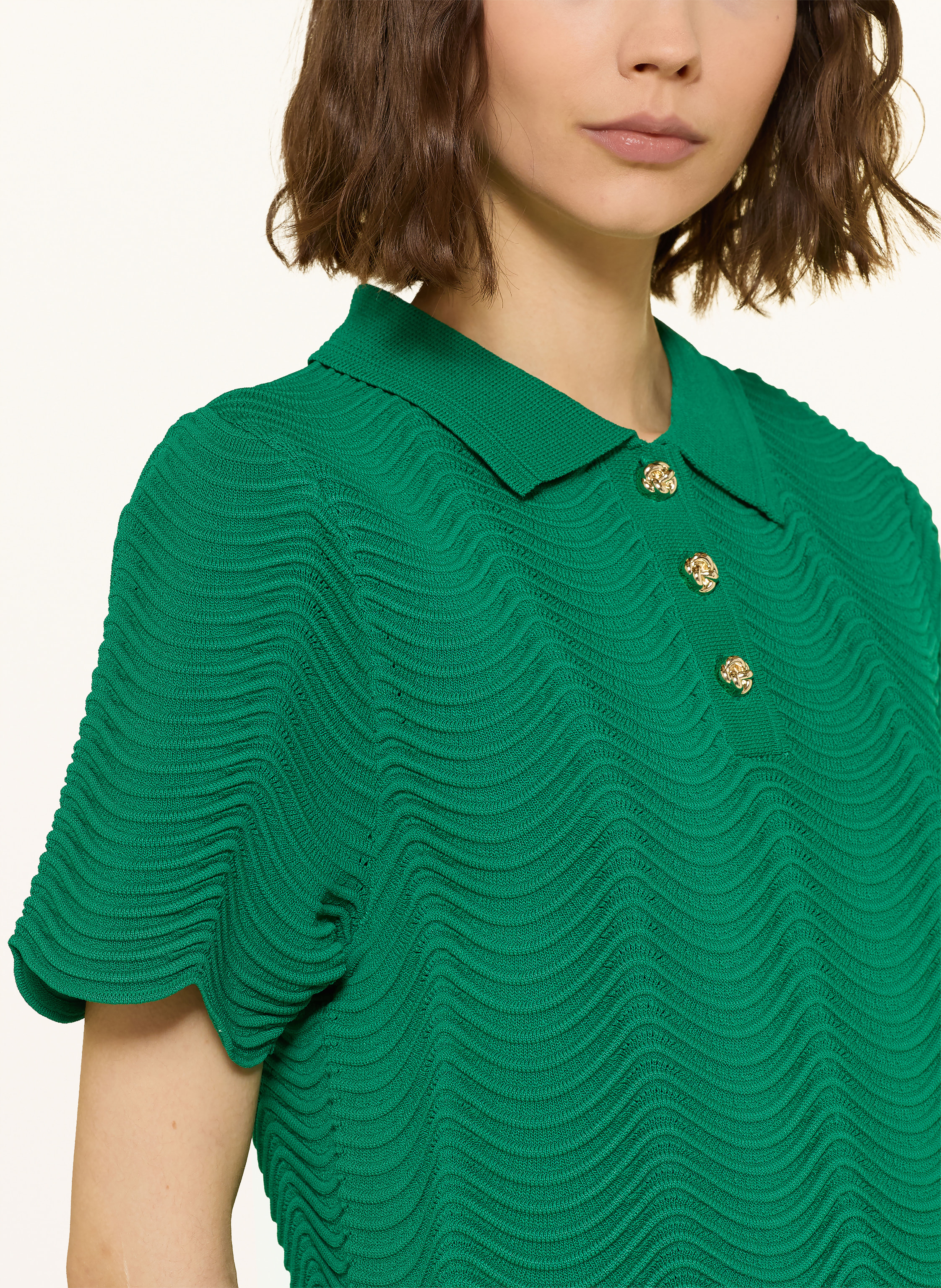 Thumbnail - Sandro Strickshirt gruen