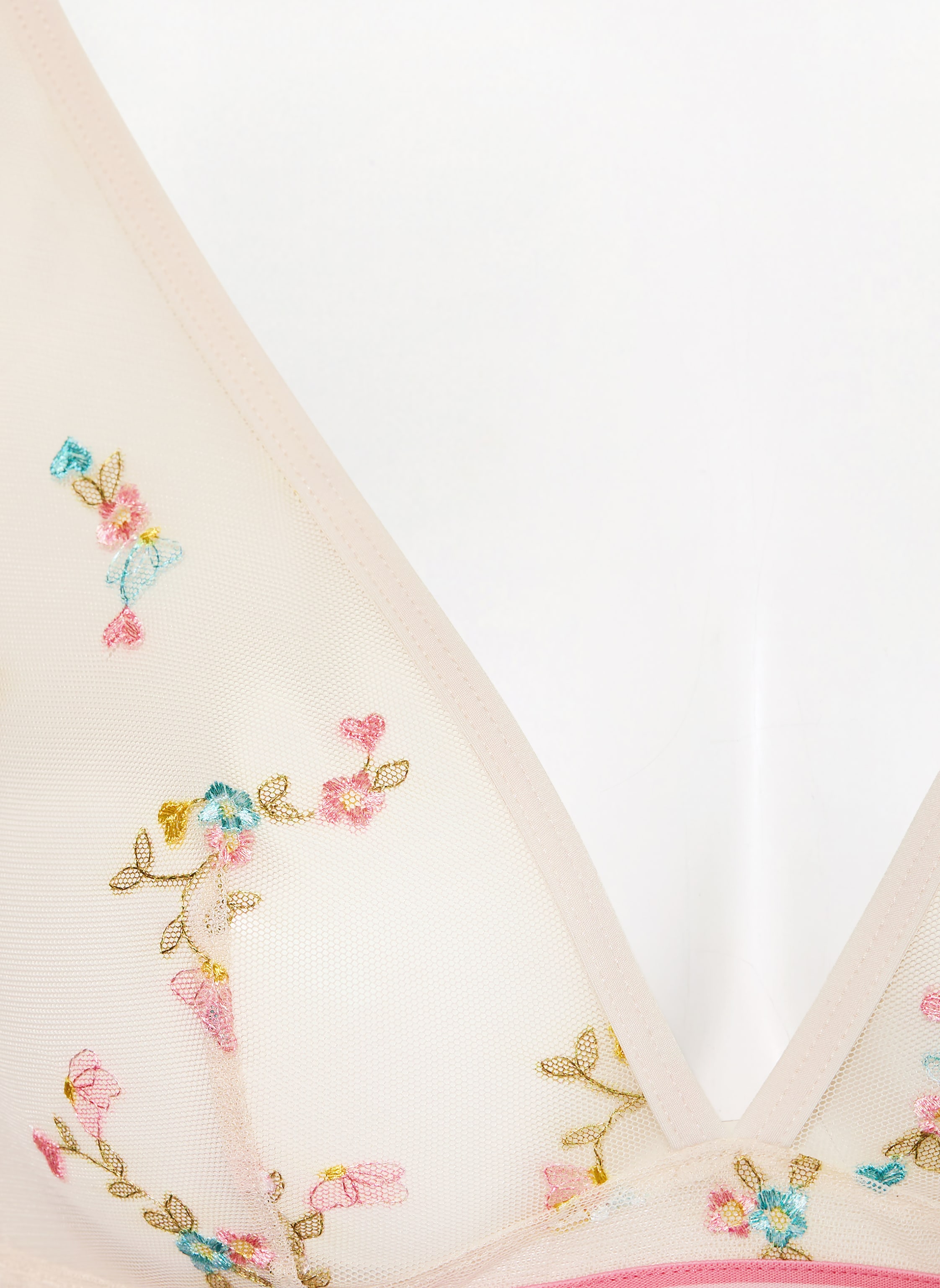 Thumbnail - Mey Triangel-Bh Serie Poetry Flower Mit Glitzergarn weiss