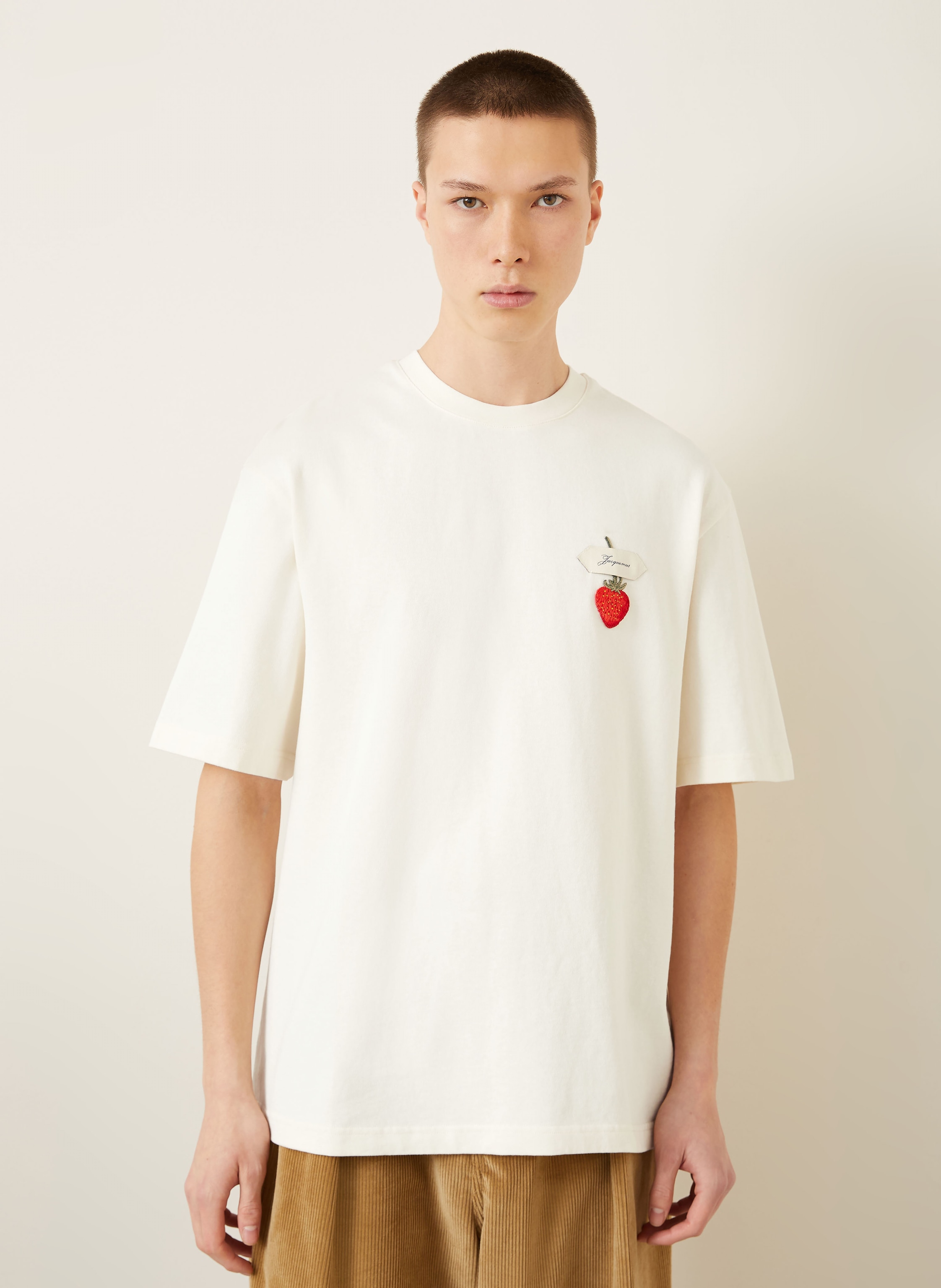 Thumbnail - Jacquemus T-Shirt Le T-Shirt Fraise weiss