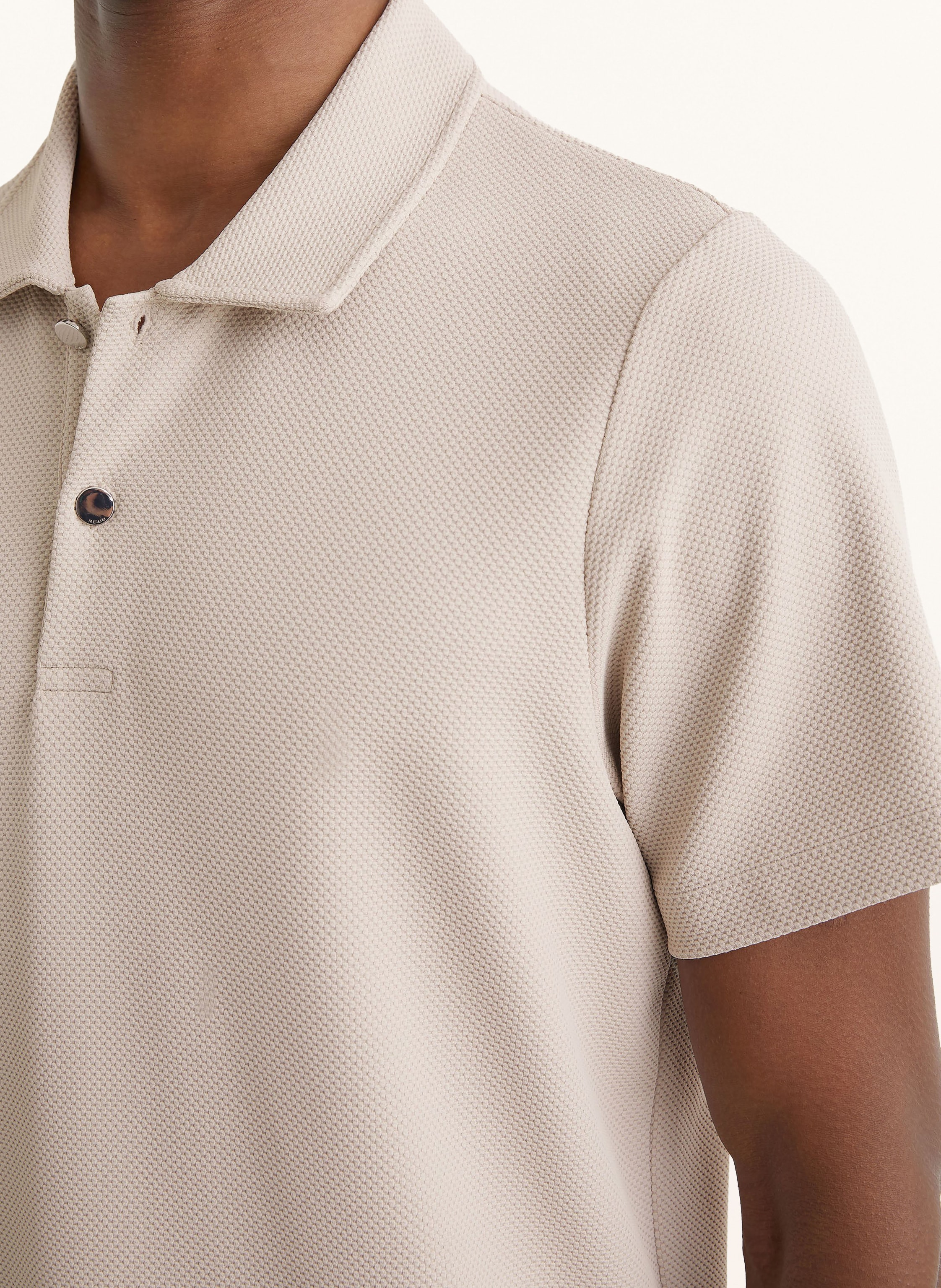 Thumbnail - Reiss Piqué-Poloshirt Kennedy grau