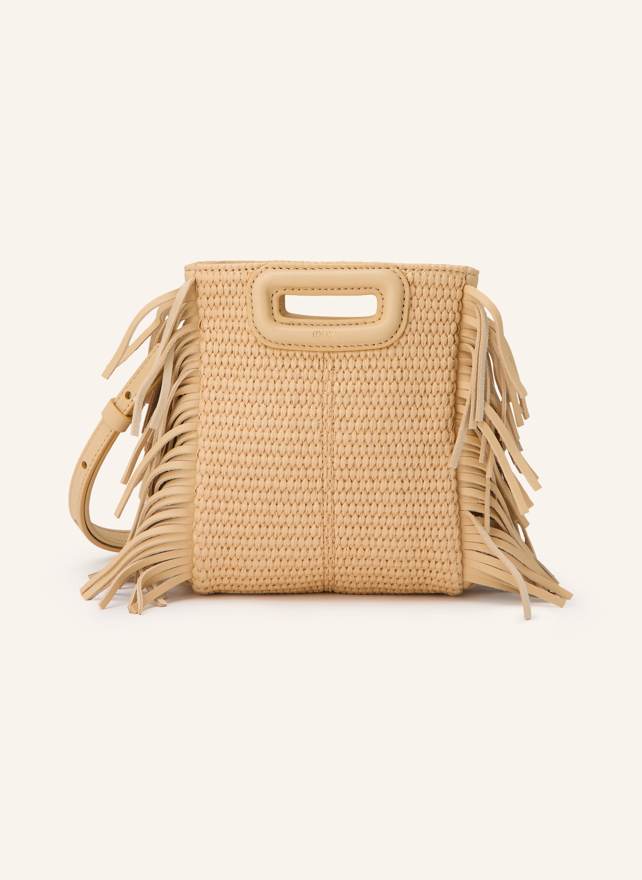 Maje Umhängetasche beige