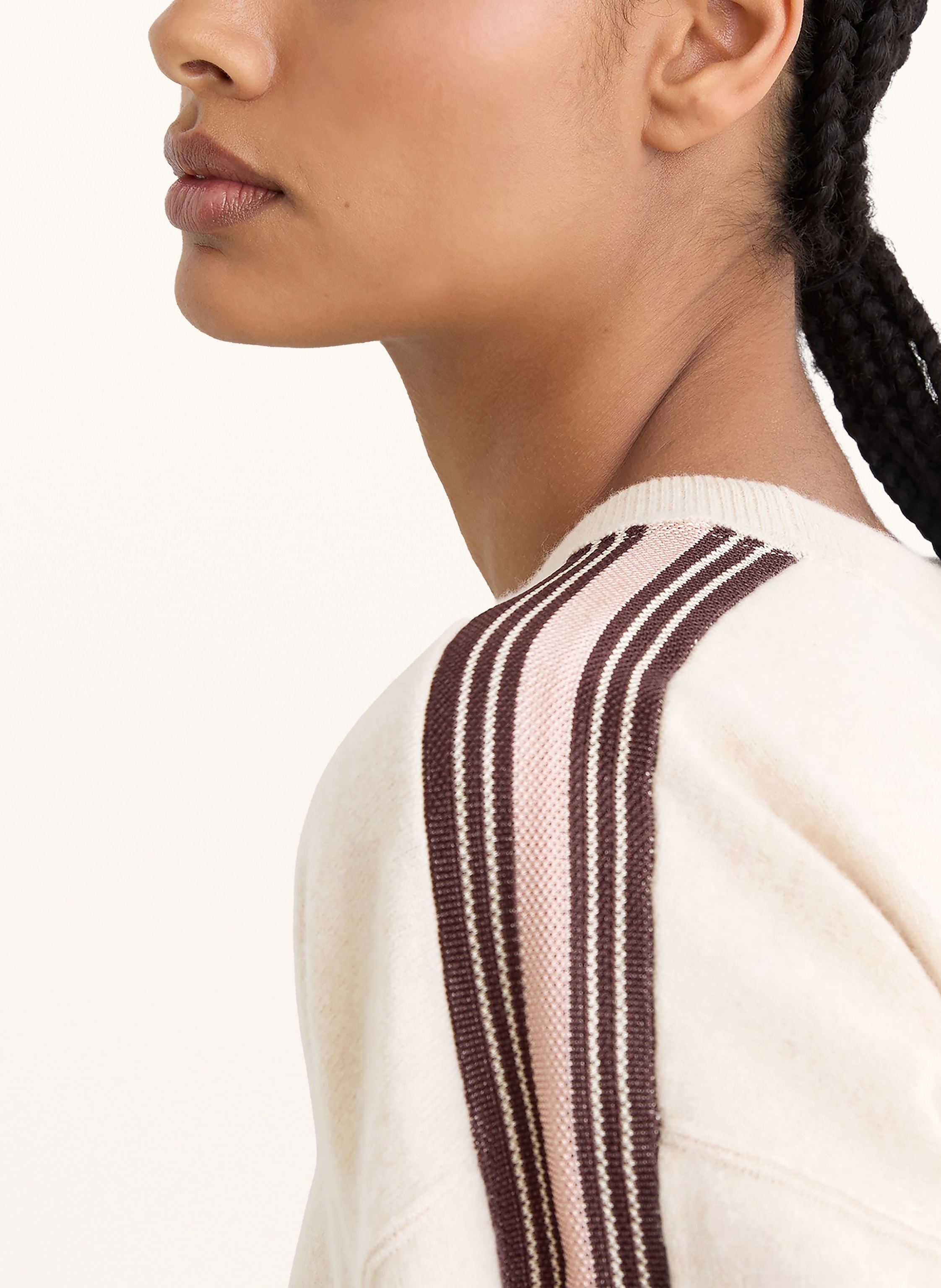 Thumbnail - Reiss Pullover Carli Mit Galonstreifen pink