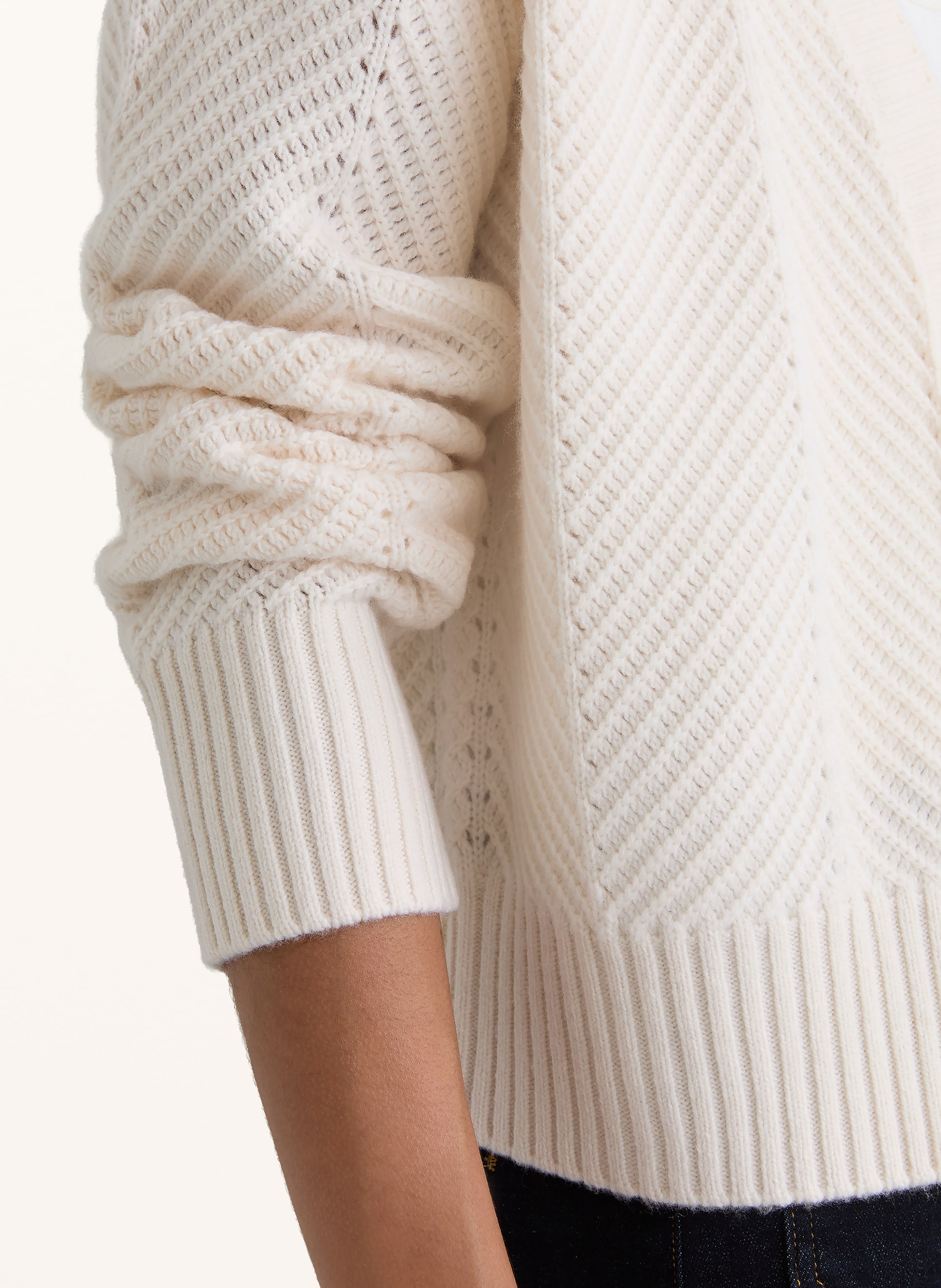 Thumbnail - Reiss Strickjacke Lotti weiss