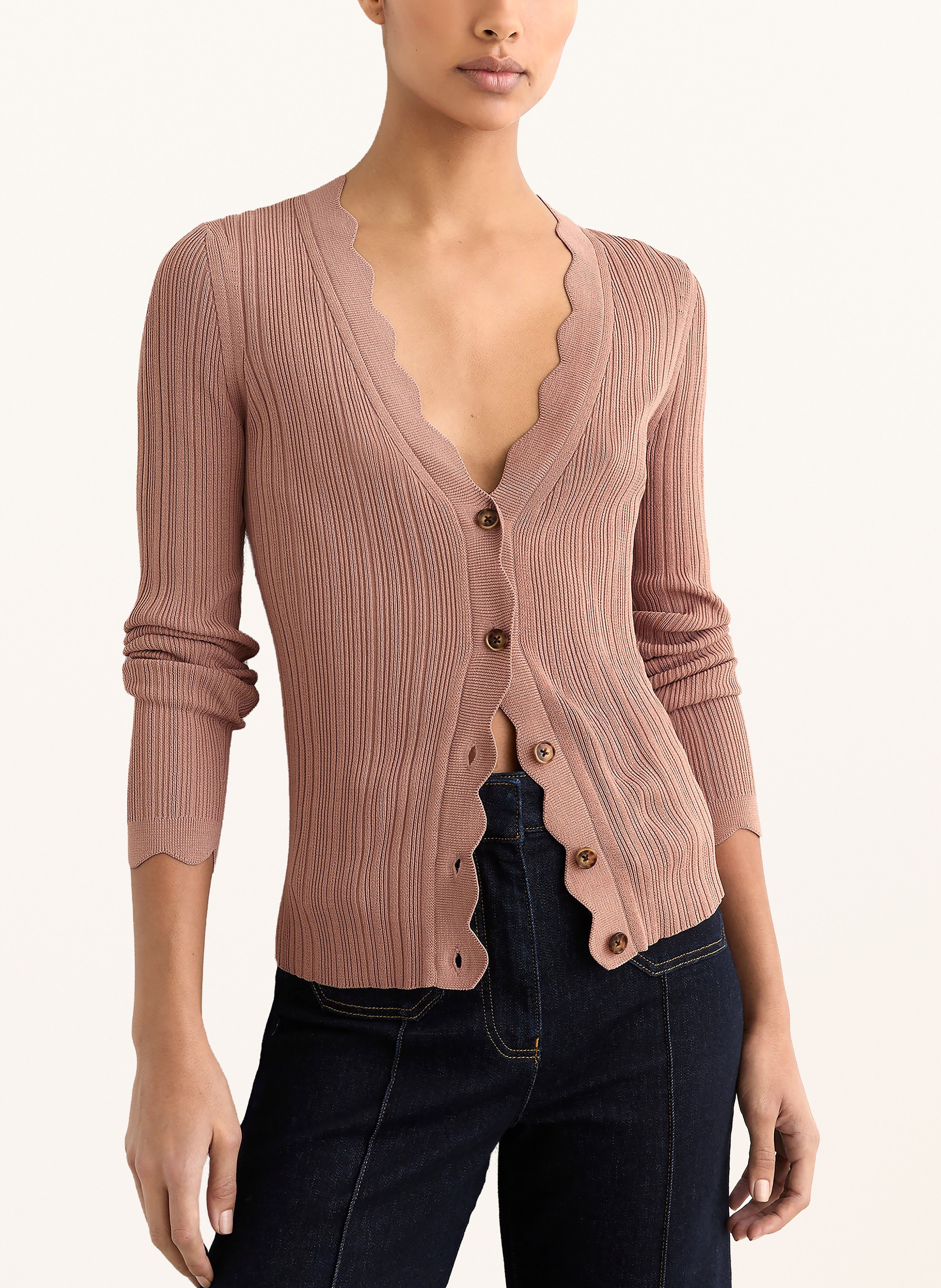 Thumbnail - Reiss Strickjacke Vinny pink