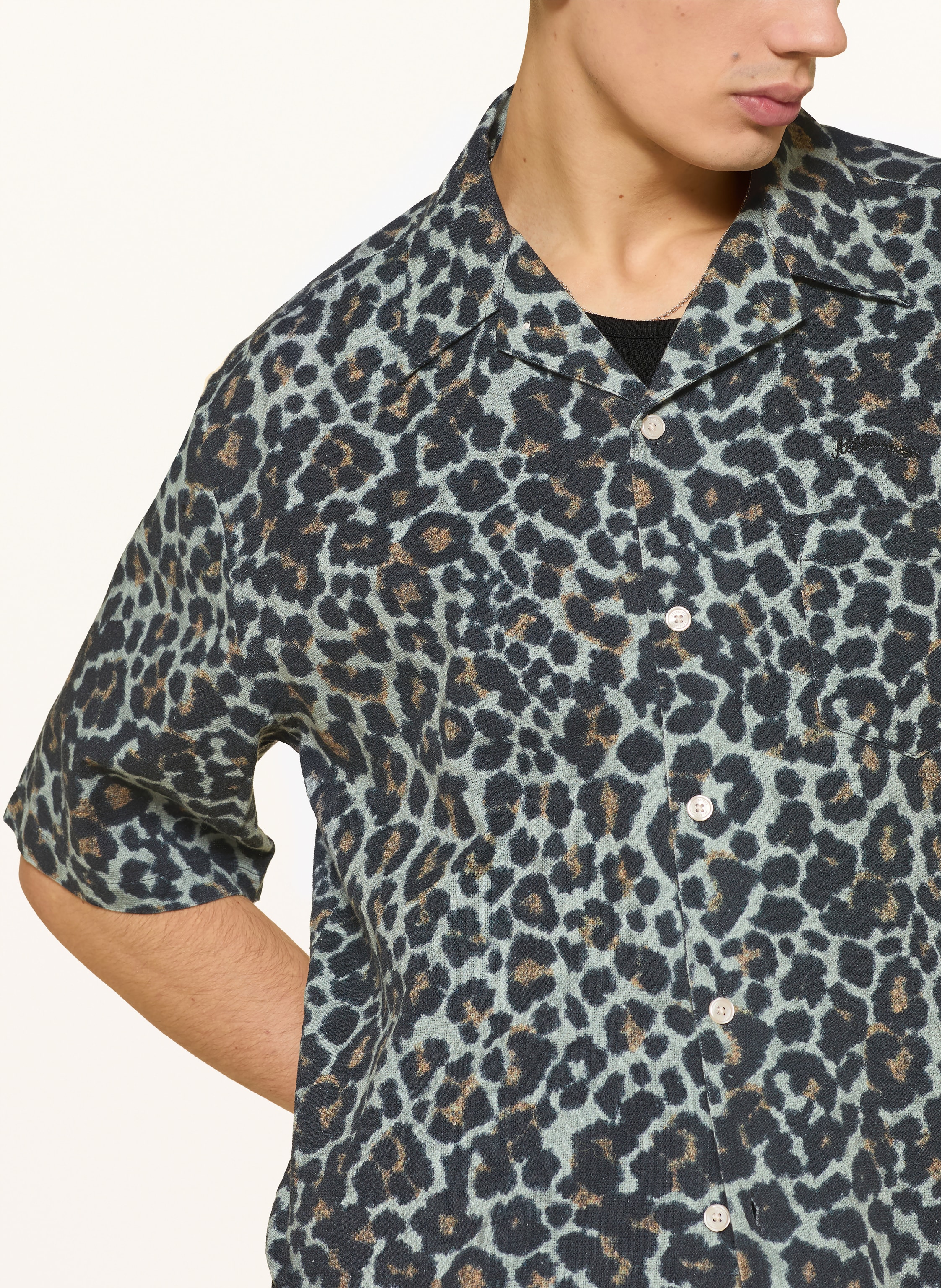 Thumbnail - Allsaints Resorthemd Silesia Oversized Fit grau