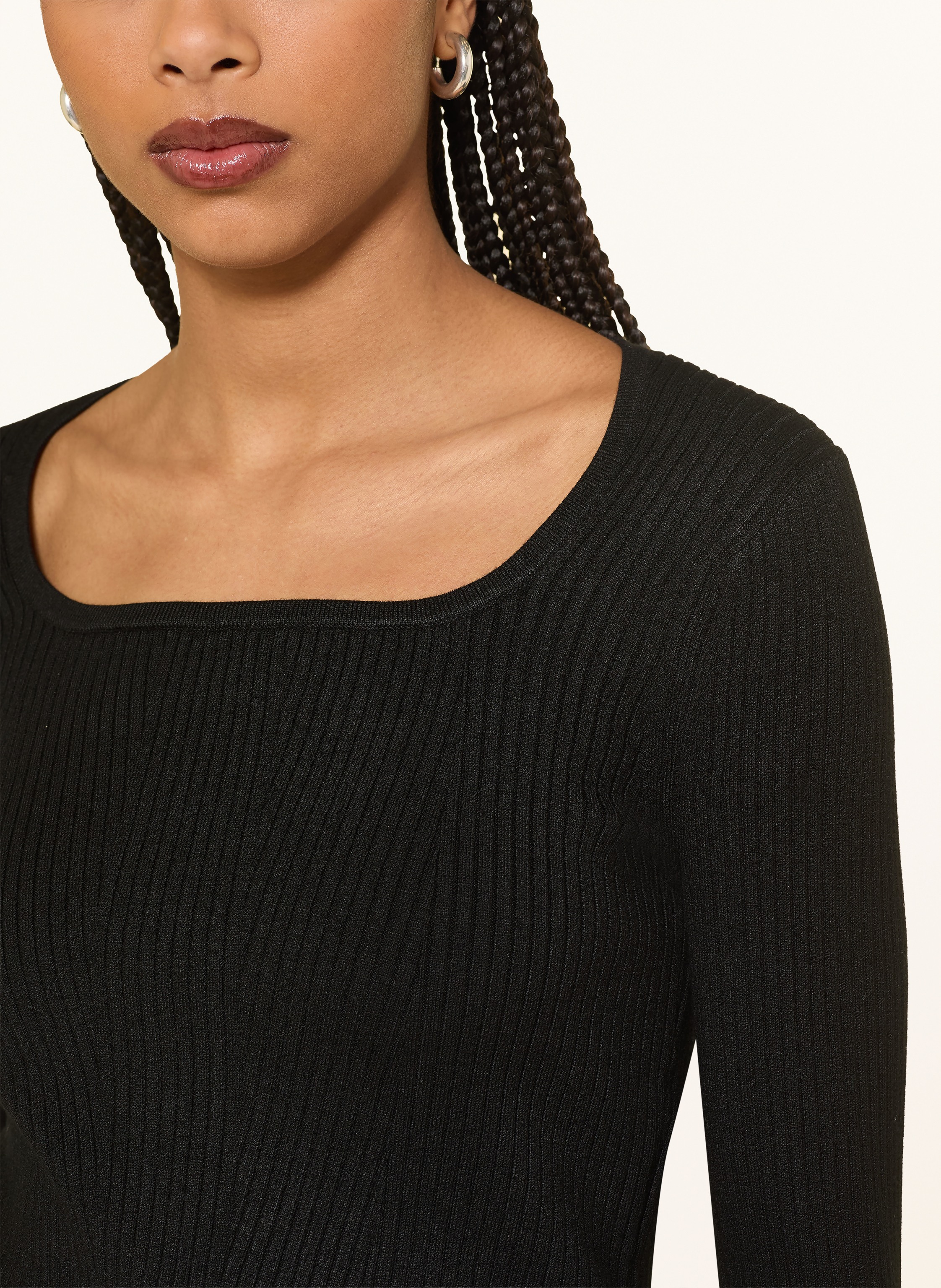 Thumbnail - Allsaints Longsleeve Cruz schwarz