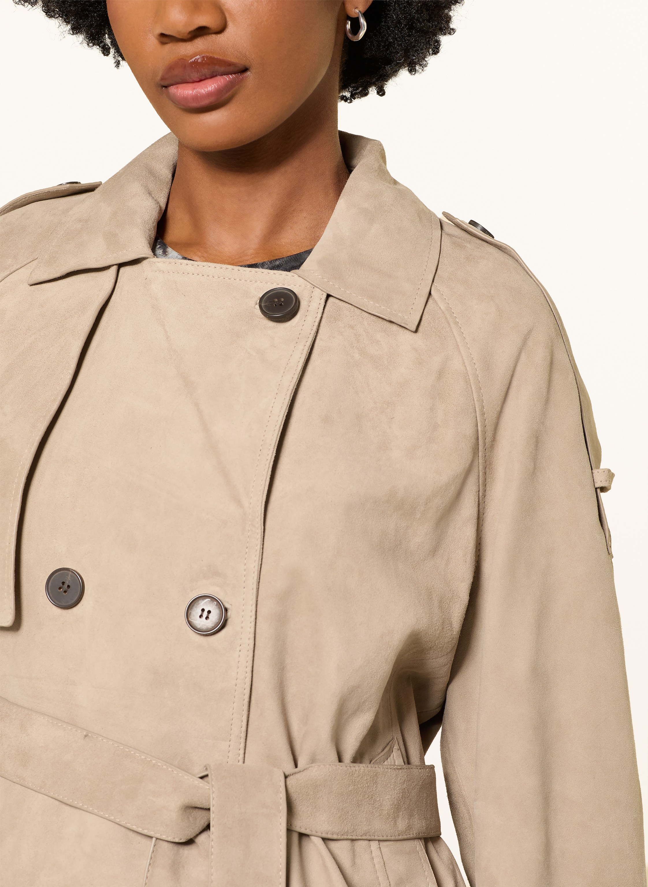 Thumbnail - Allsaints Lederjacke Reed braun