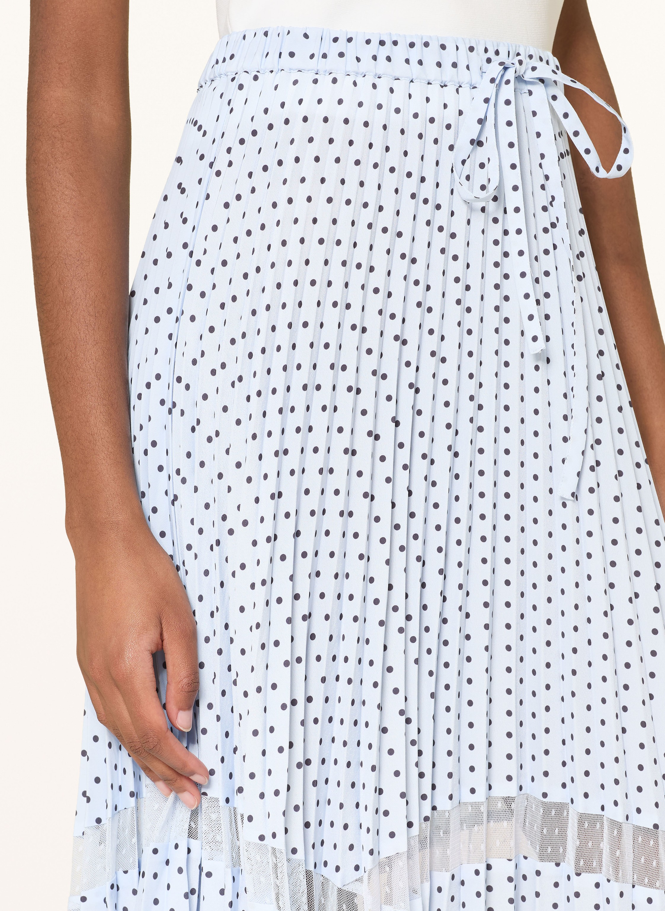 Thumbnail - Claudie Pierlot Plisseerock blau