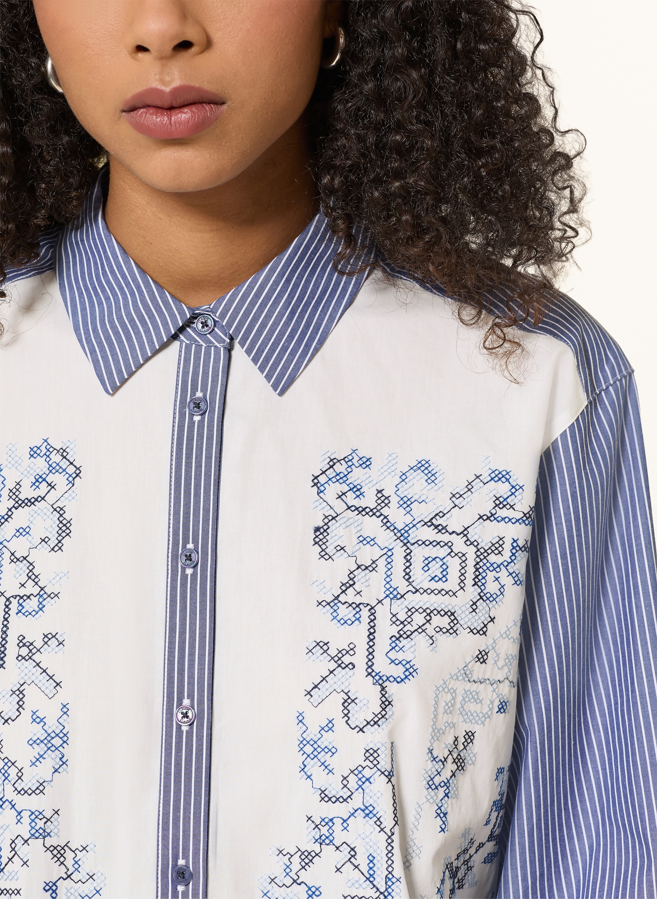 Thumbnail - Claudie Pierlot Hemdbluse weiss