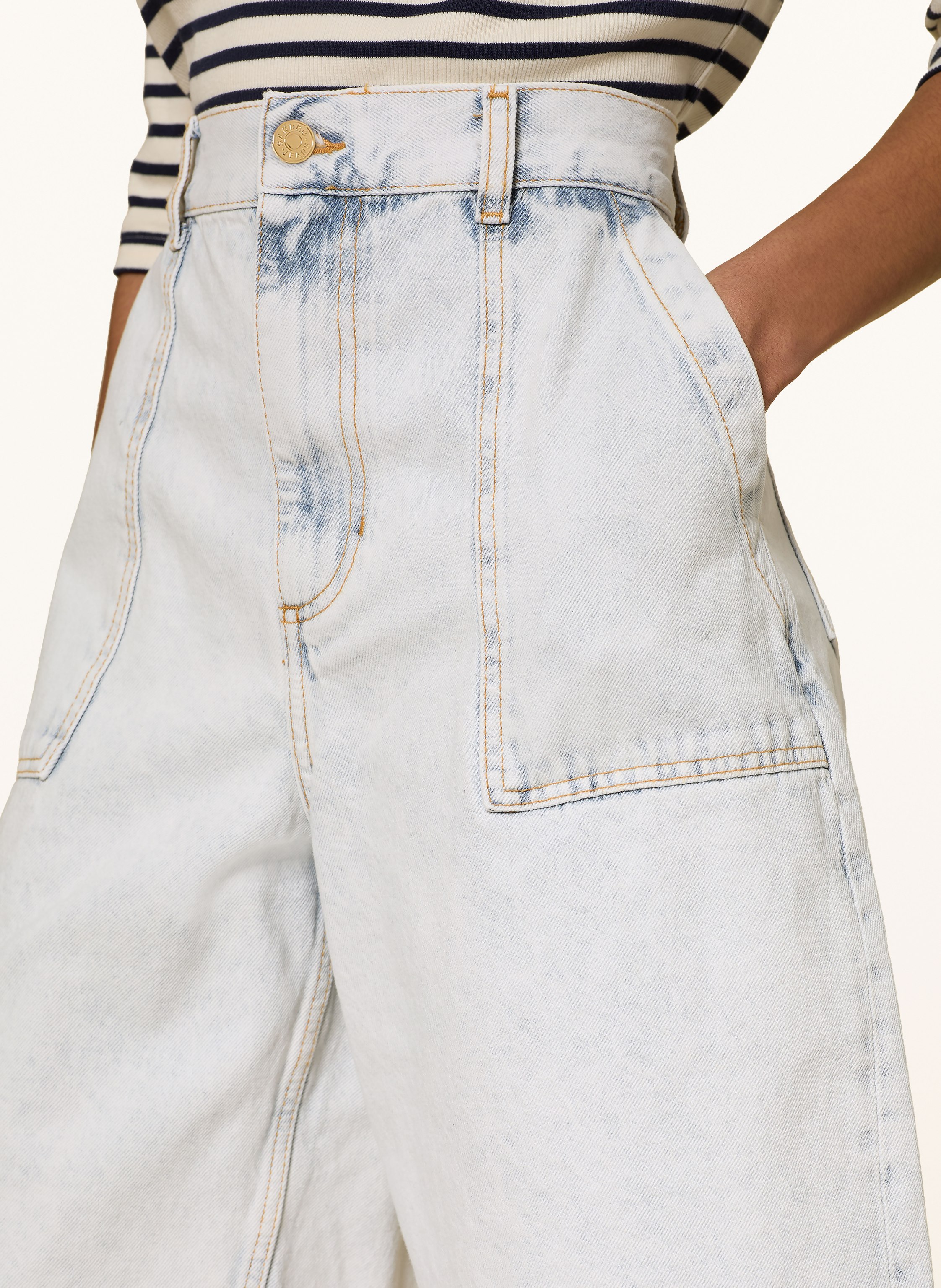 Thumbnail - Sandro Jeans-Bermudas blau