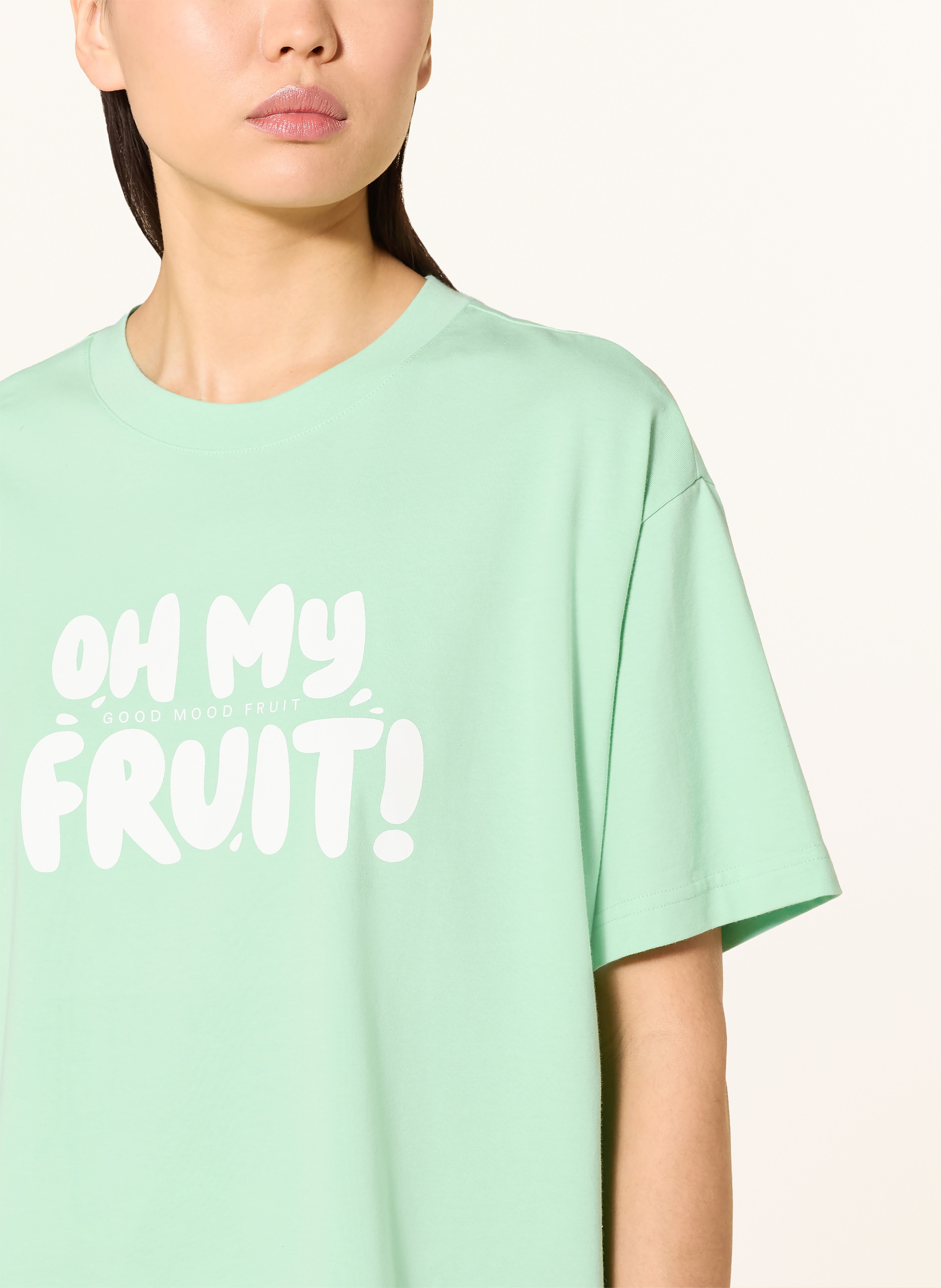 Thumbnail - Mey Schlafshirt Serie Solid Love gruen