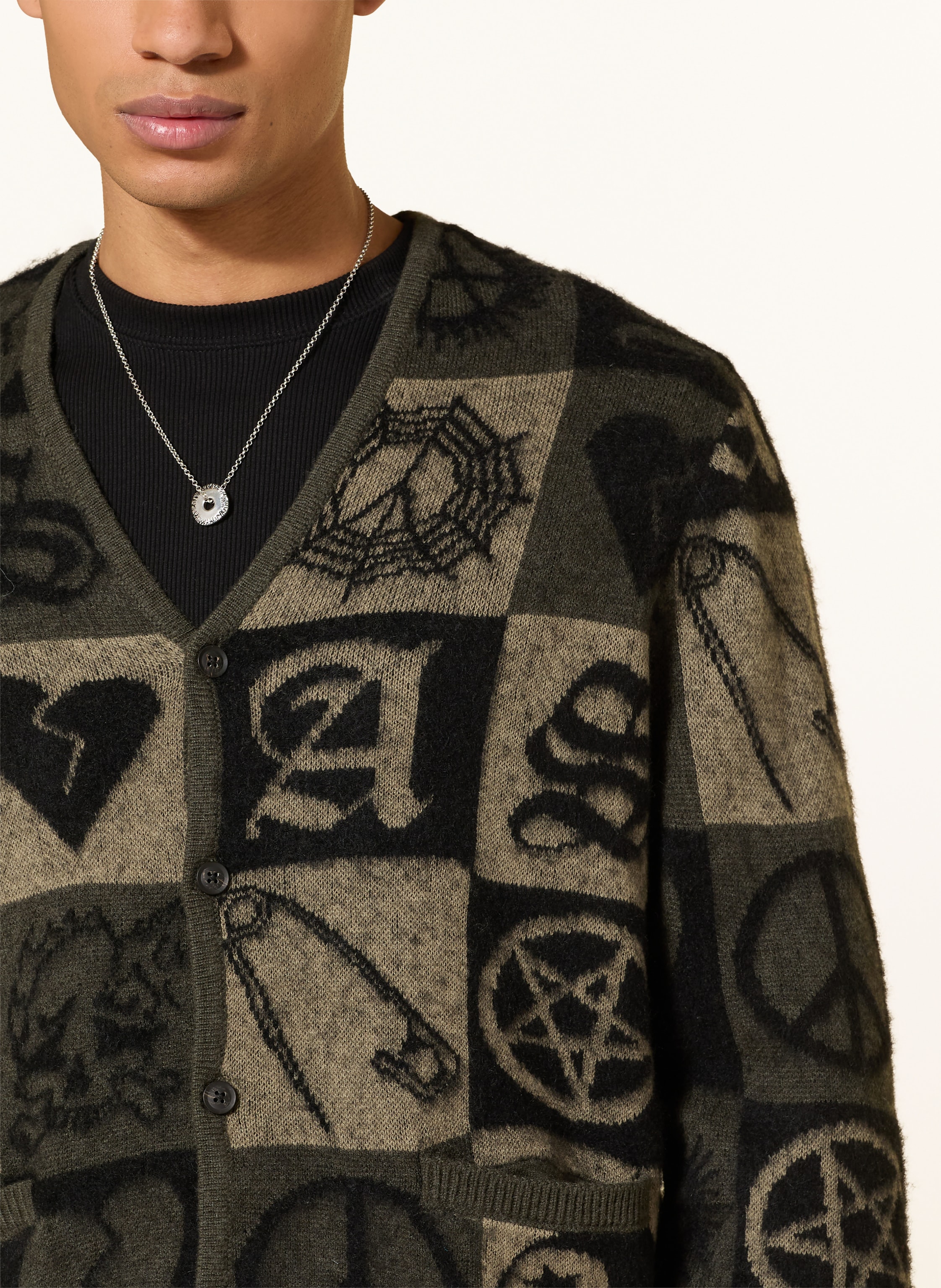 Thumbnail - Allsaints Strickjacke Travis gruen