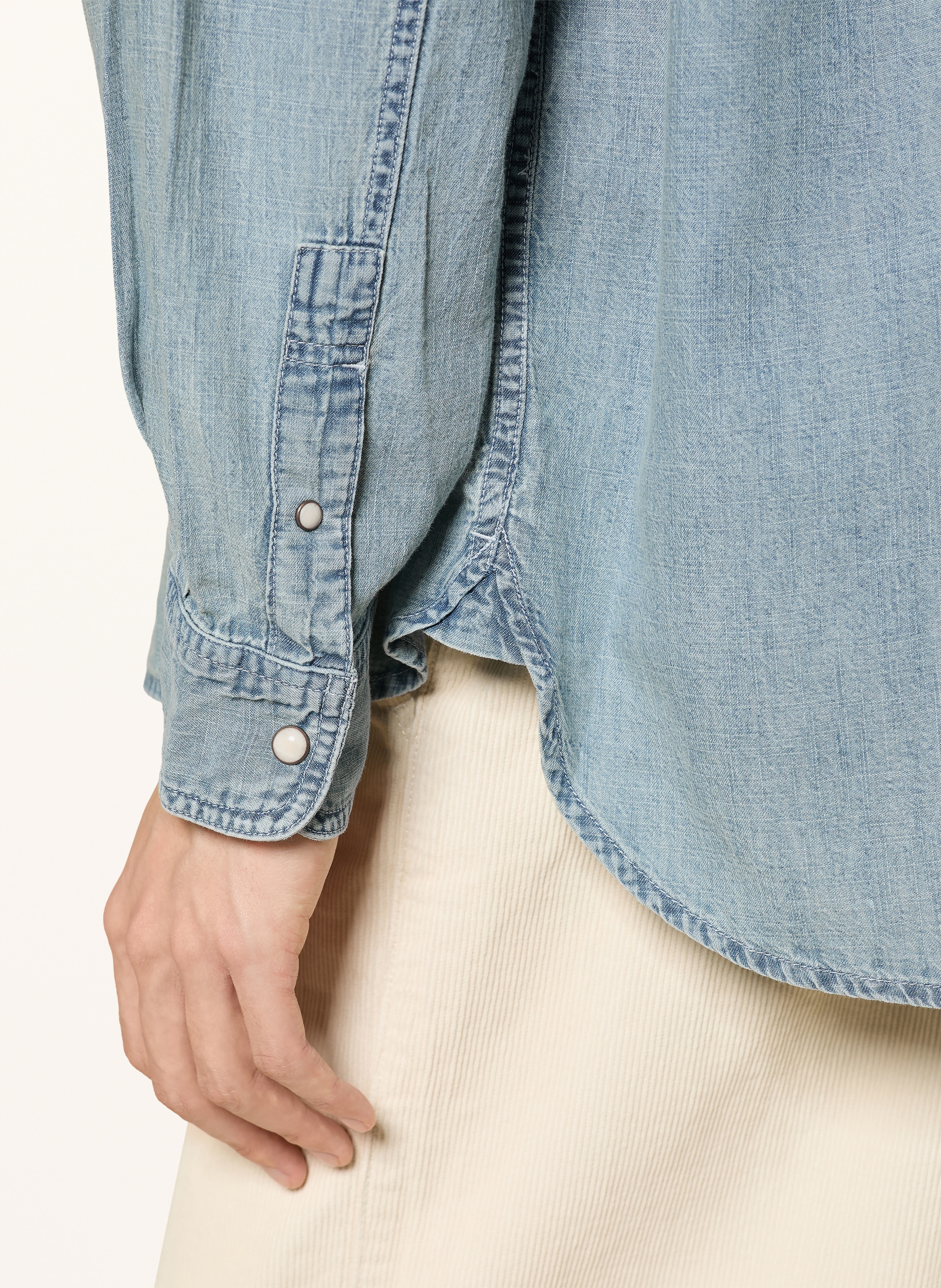 Thumbnail - Allsaints Jeanshemd Gribbs Comfort Fit blau