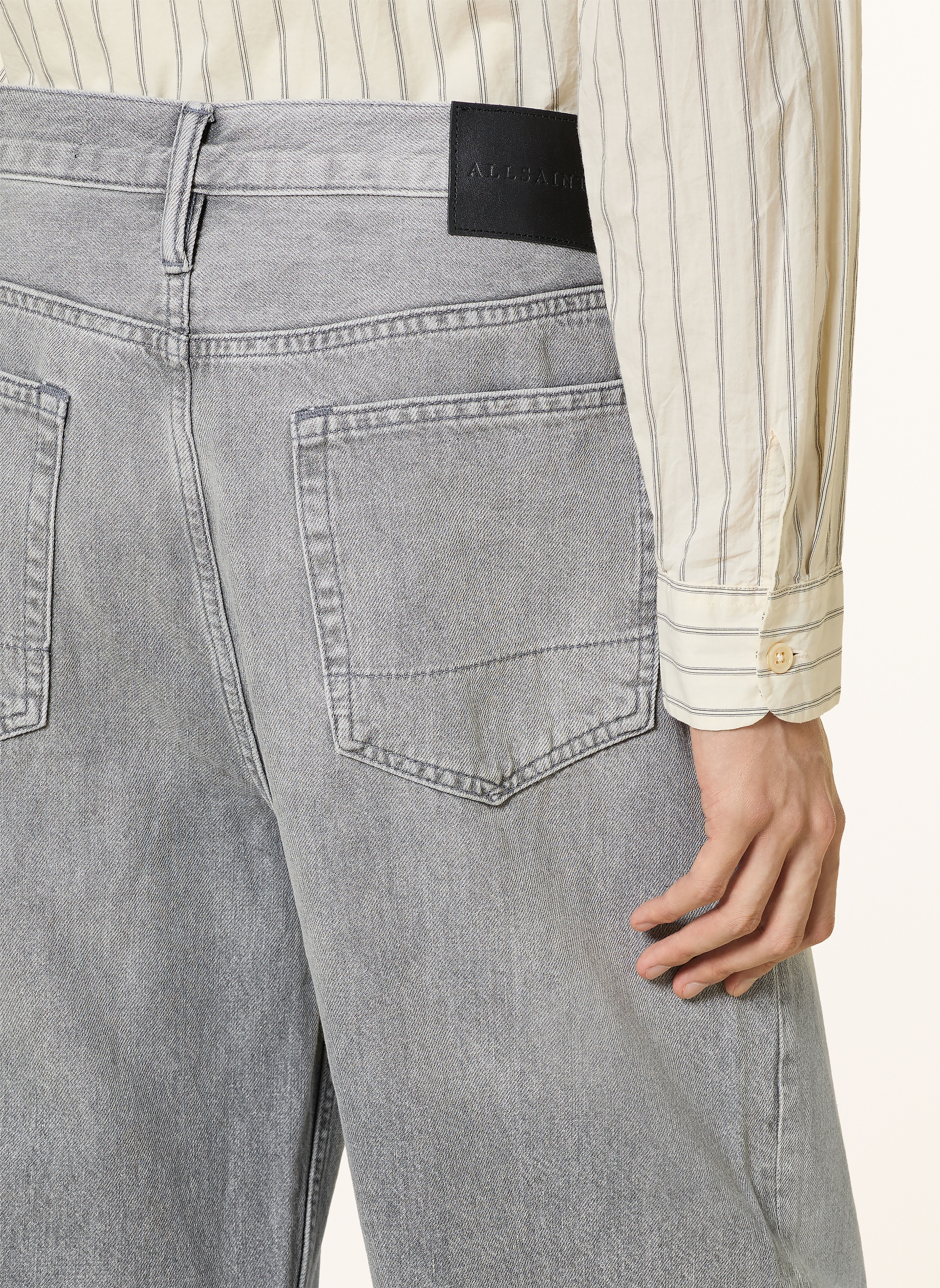 Thumbnail - Allsaints Jeans Lenny Wide Fit grau