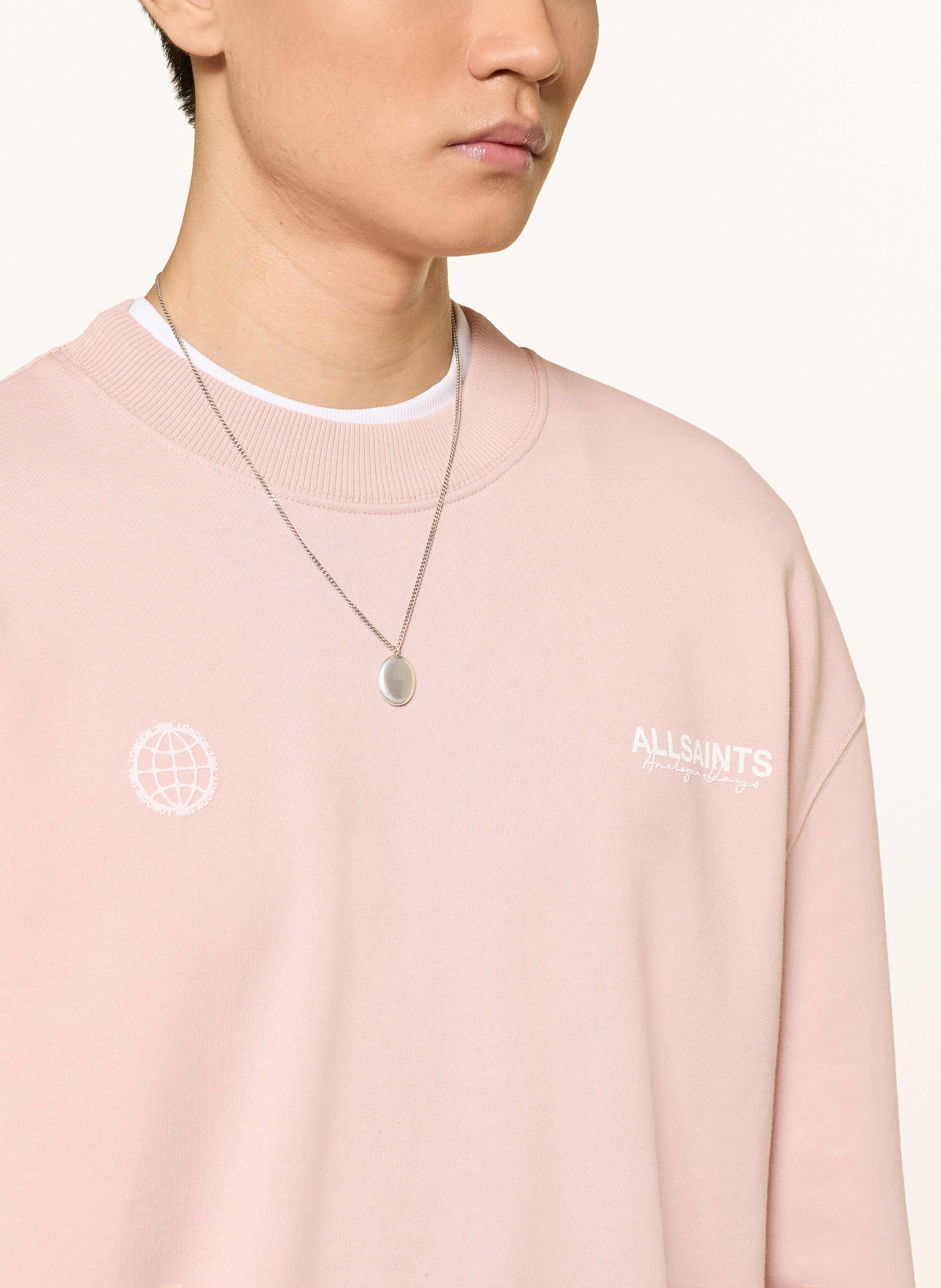 Thumbnail - Allsaints Sweatshirt Emblem rosa