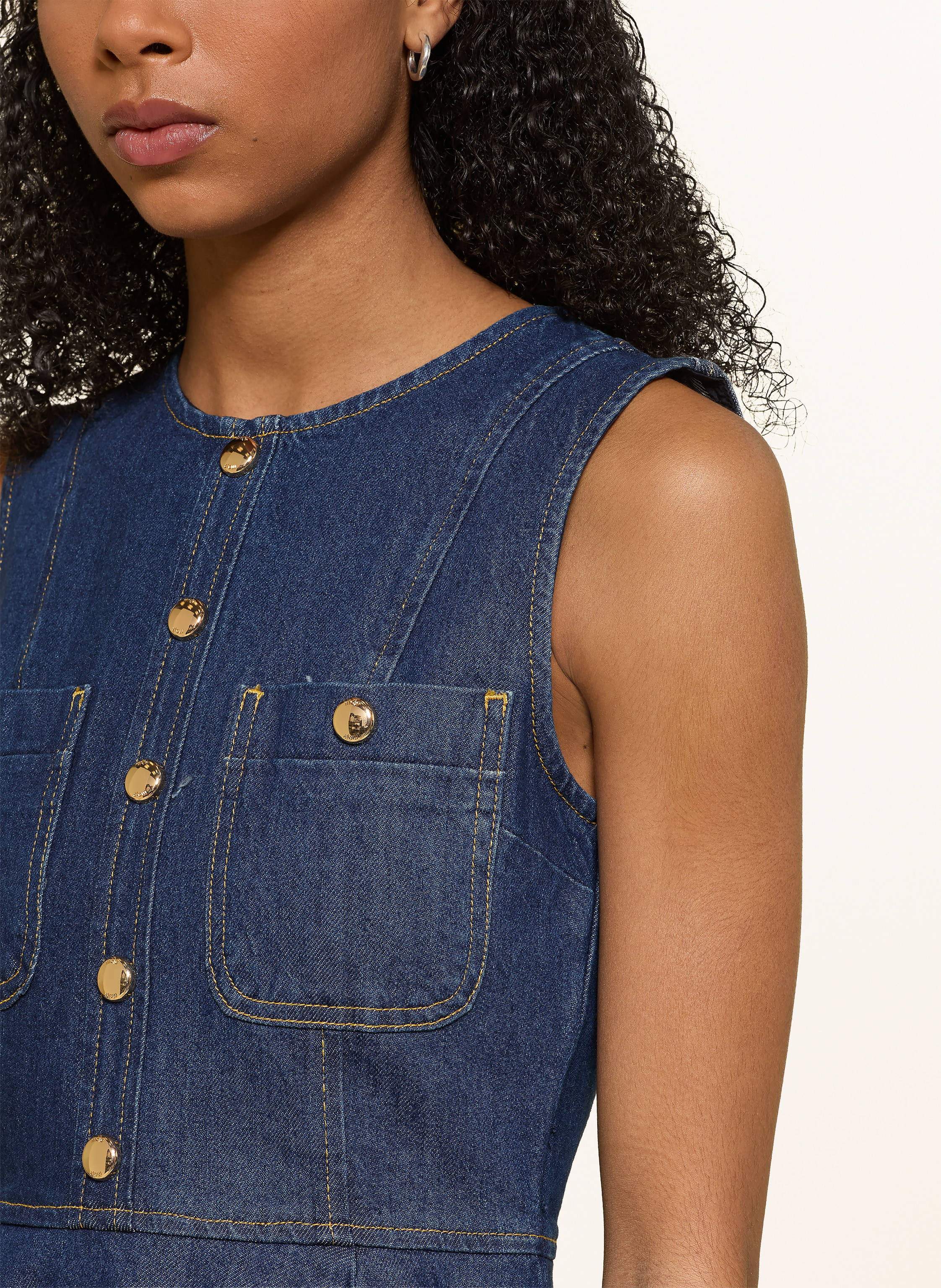 Thumbnail - Maje Jeanskleid blau