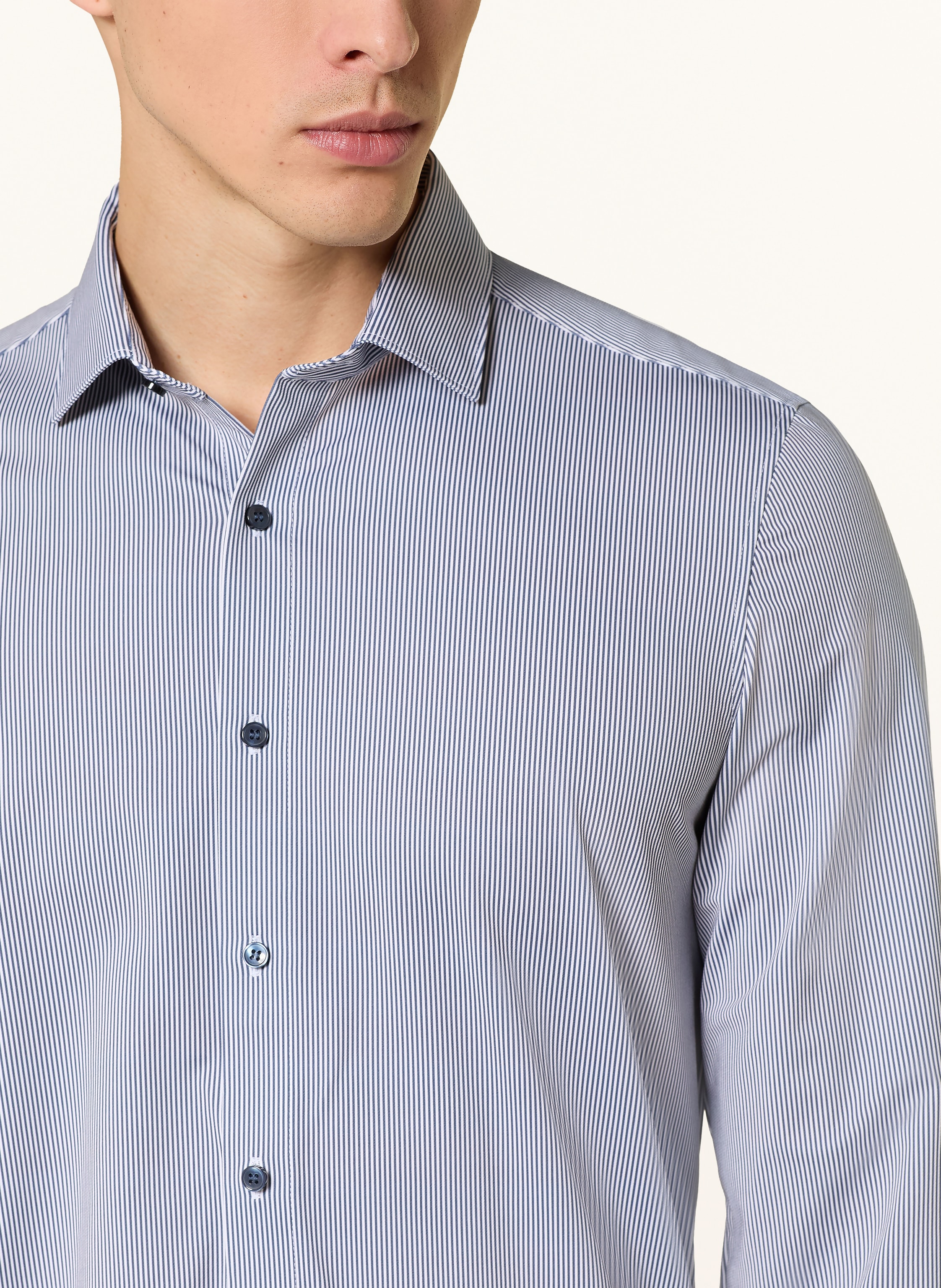 Thumbnail - Olymp Hemd Level Five Body Fit blau