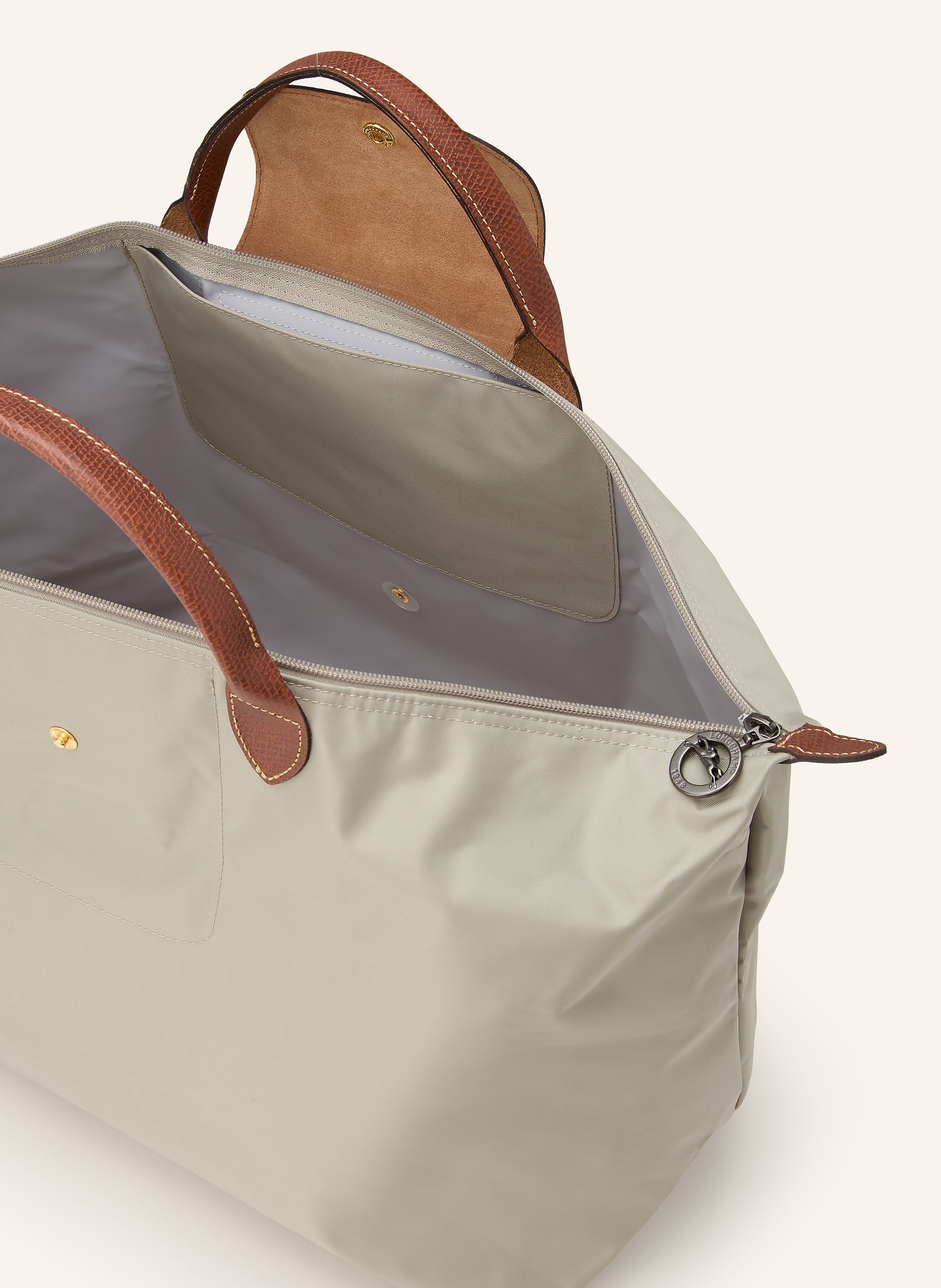 Thumbnail - Longchamp Shopper Le Pliage Large grau