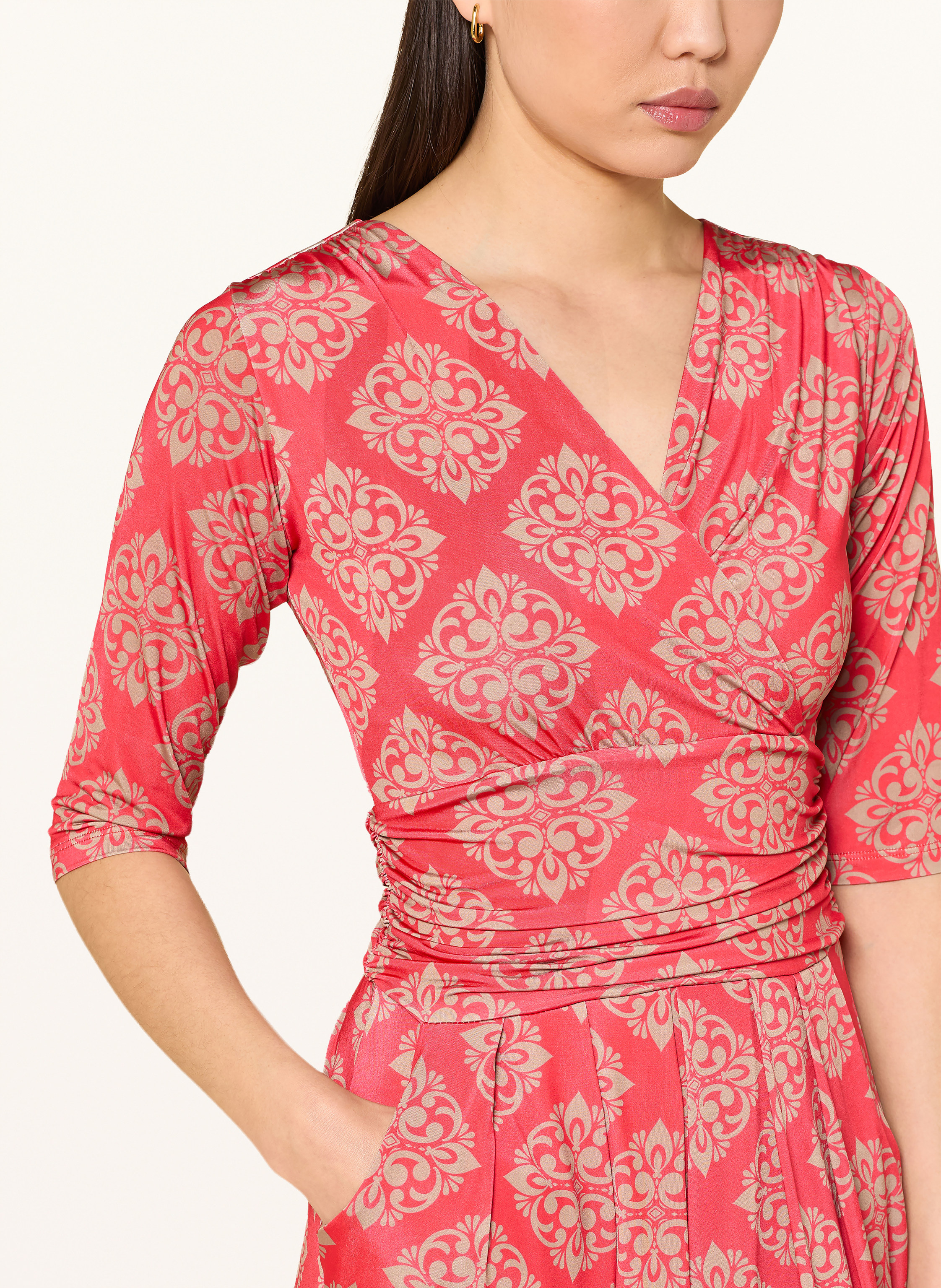 Thumbnail - Marivie Jerseykleid I Need More Money! rot