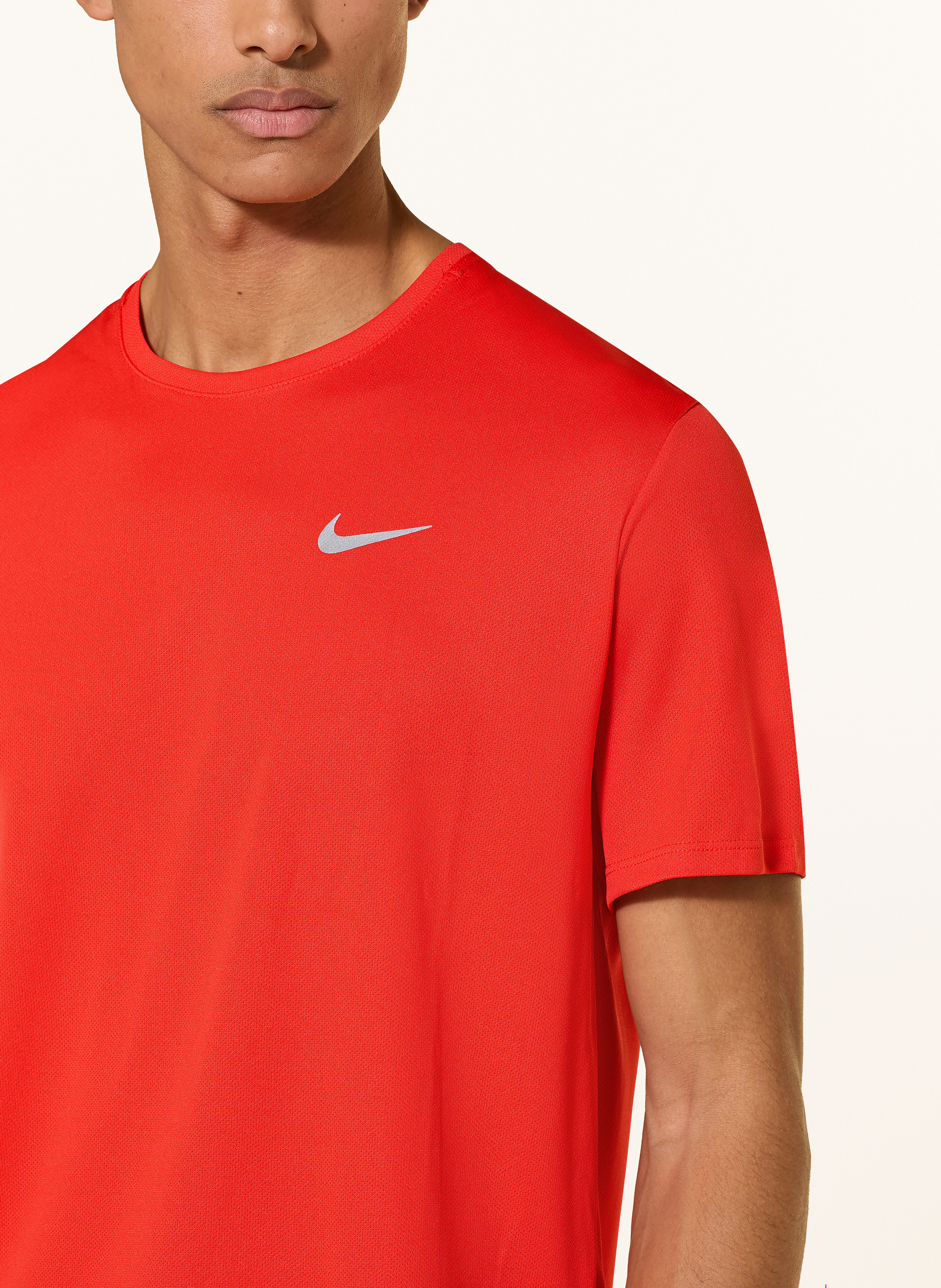 Thumbnail - Nike Laufshirt Miler rot