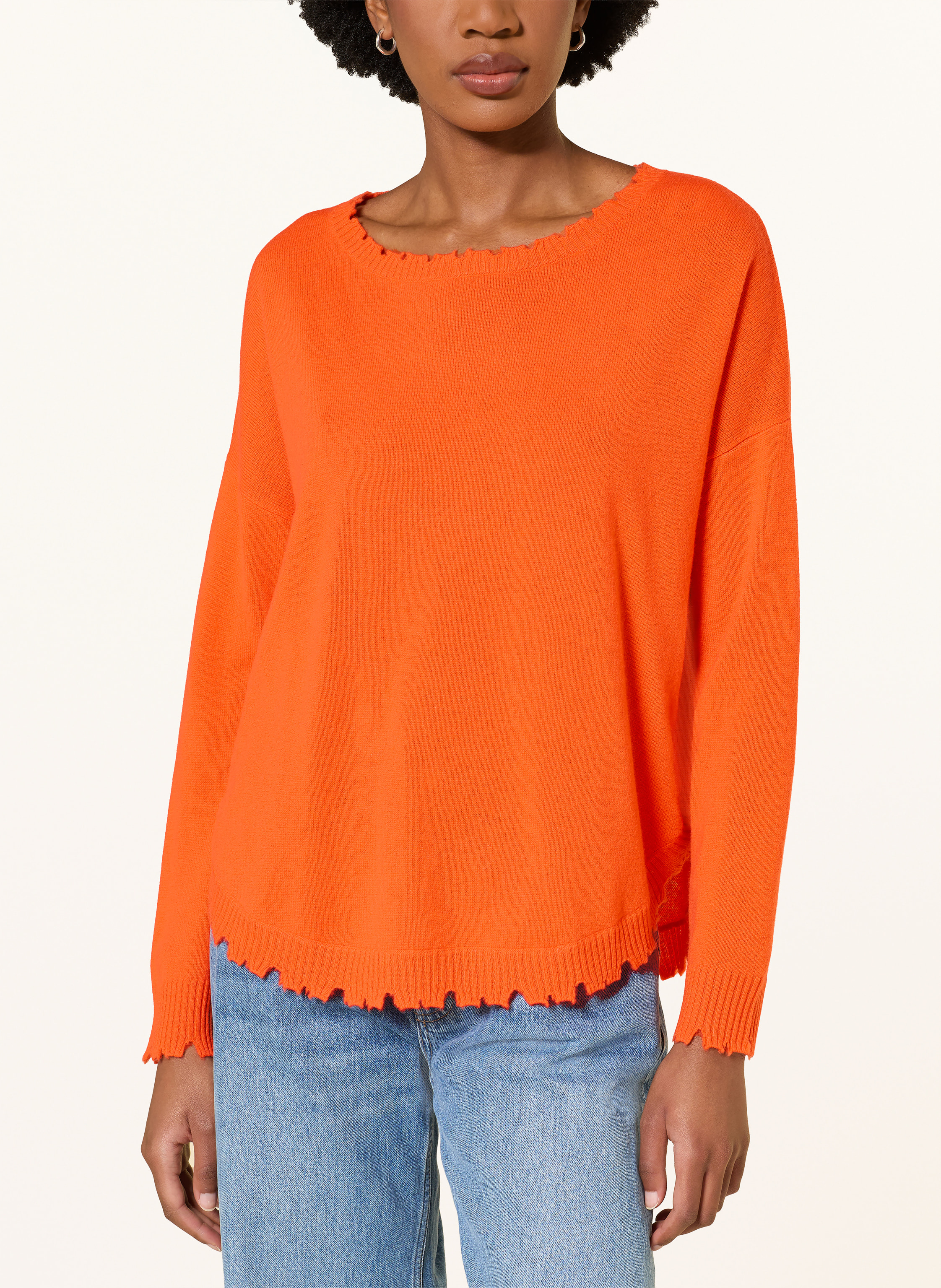 Thumbnail - Kujten Cashmere-Pullover Melah orange