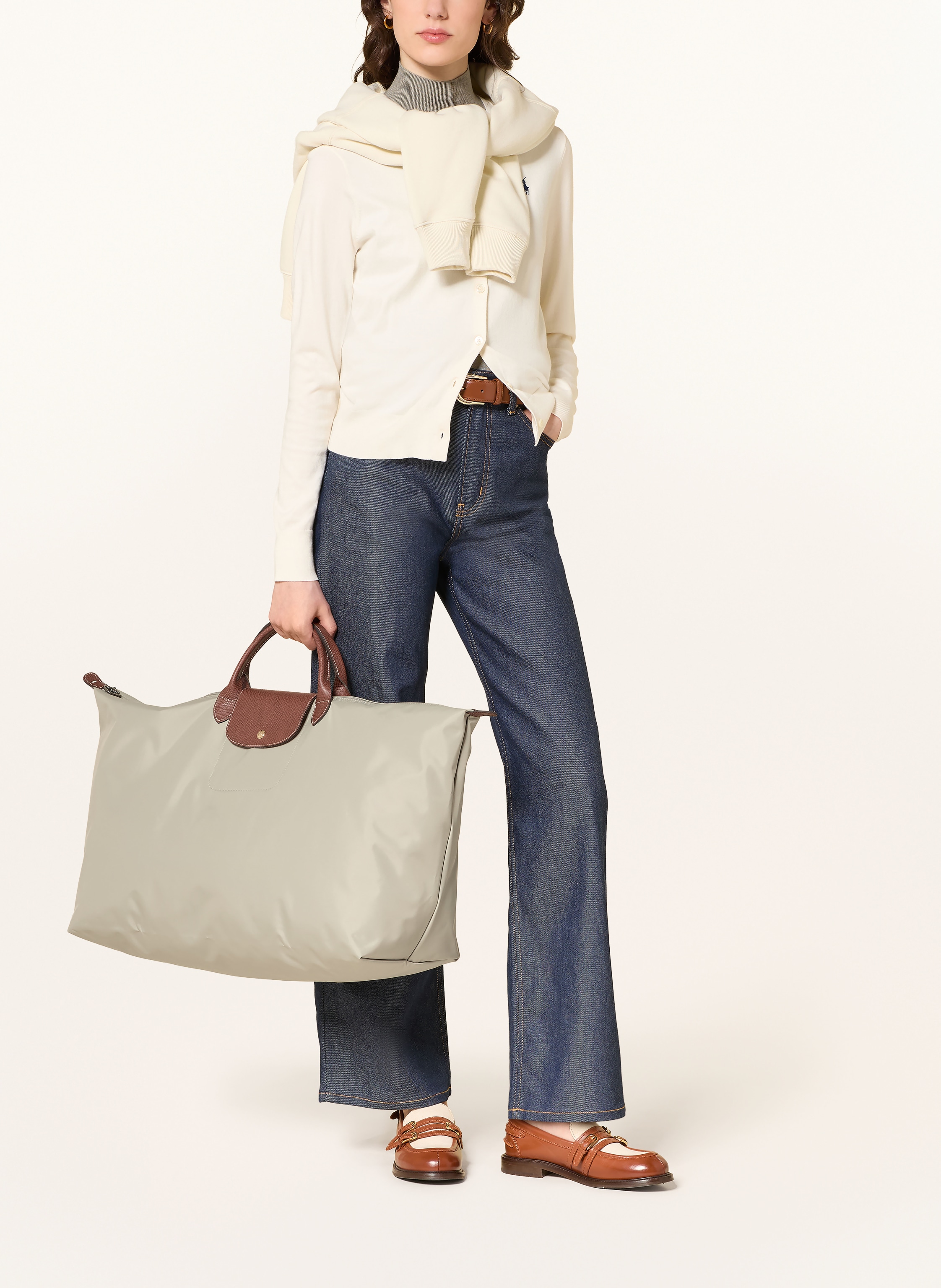 Thumbnail - Longchamp Reisetasche Le Pliage Xl grau