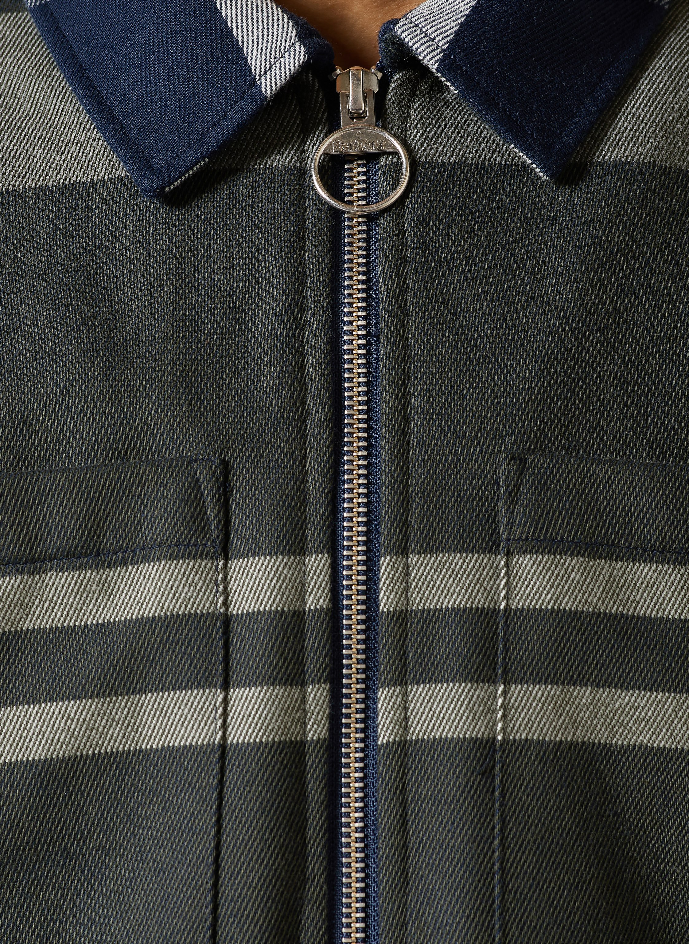 Thumbnail - Barbour Overshirt Lannich gruen