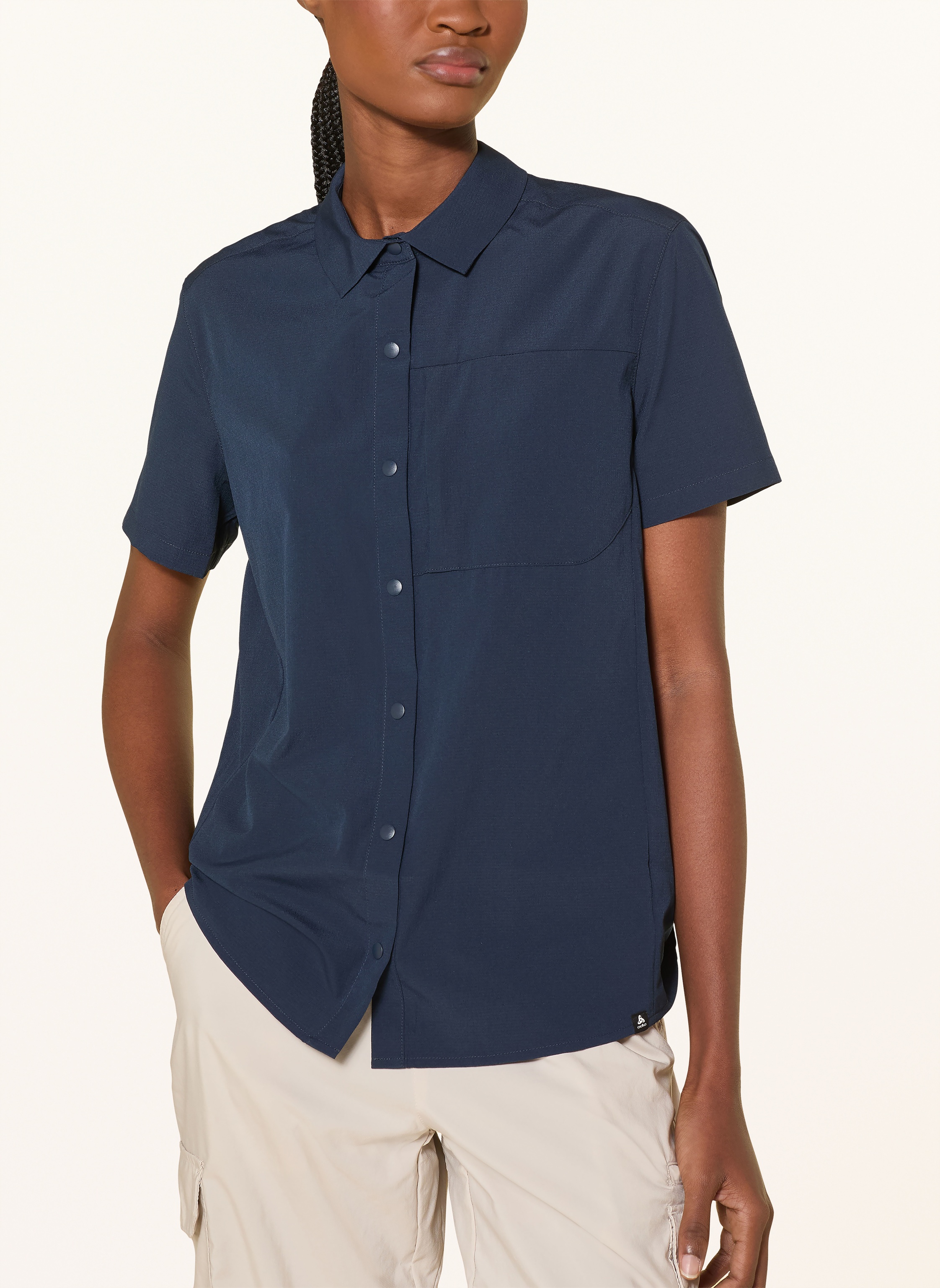 Thumbnail - Odlo Outdoor-Bluse Essential blau