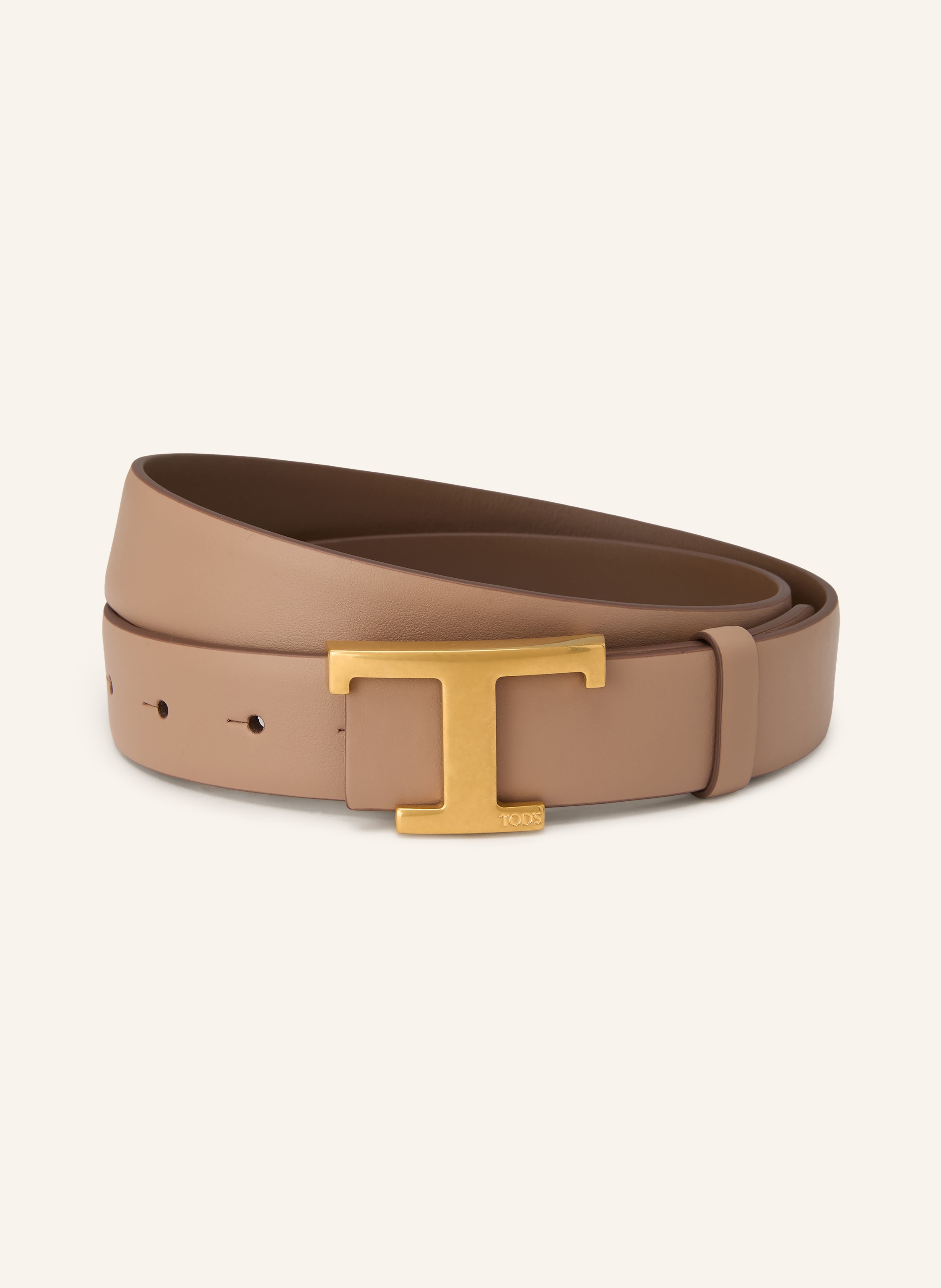 Tod's Tod's Ledergürtel Zum Wenden beige in BEIGE / GOLD