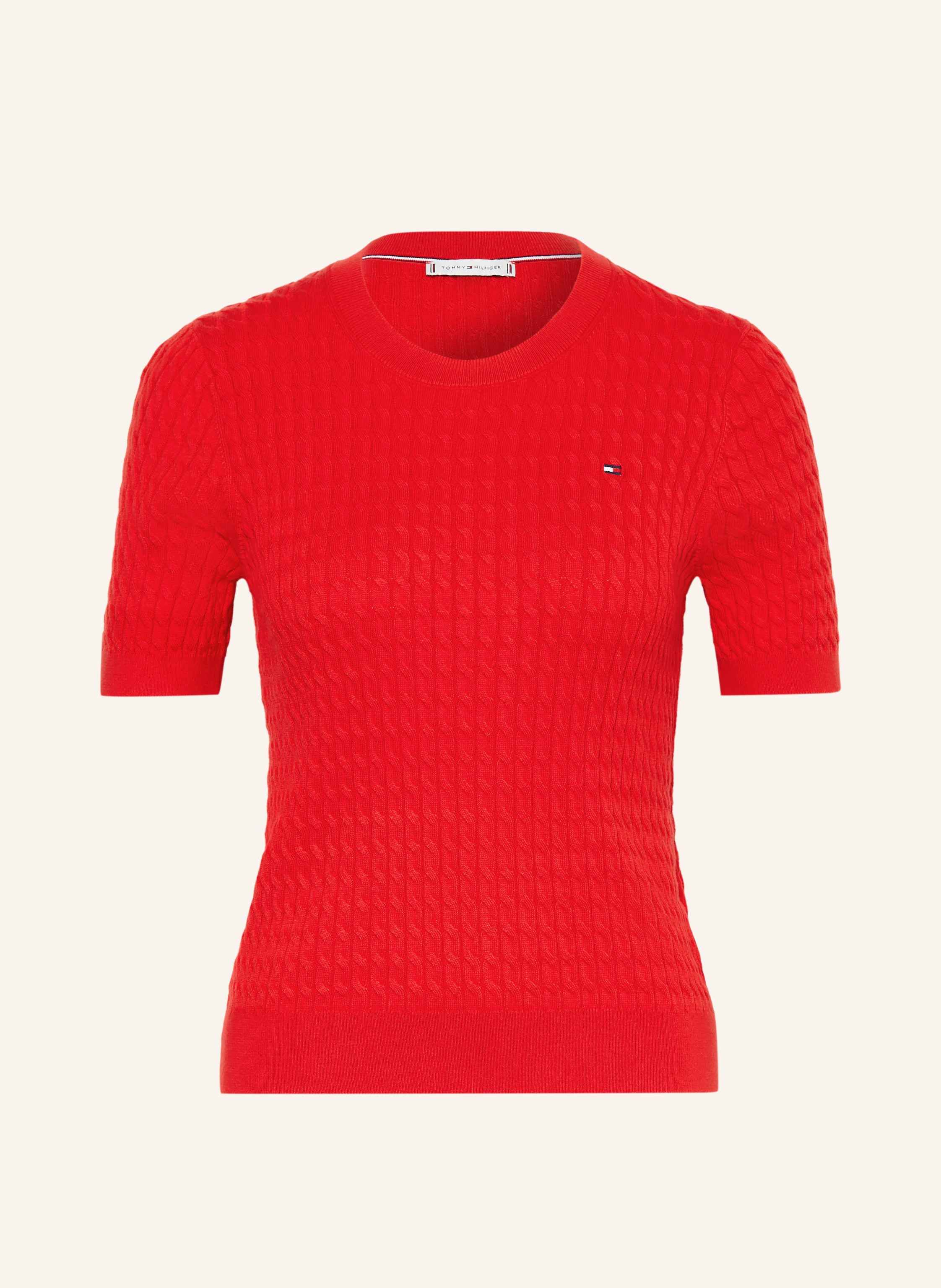 Tommy Hilfiger Strickshirt rot