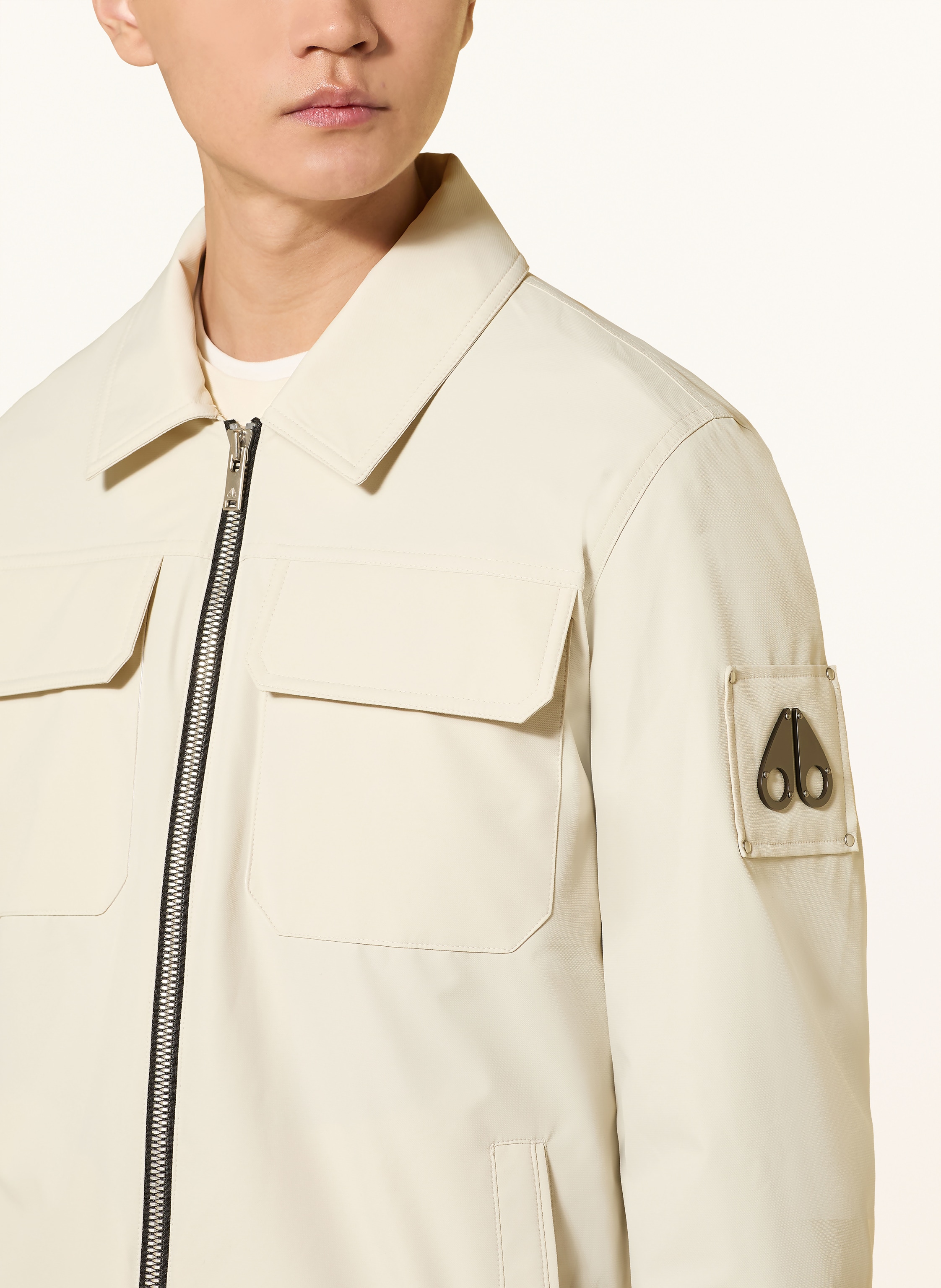 Thumbnail - Moose Knuckles Overjacket Jacques beige