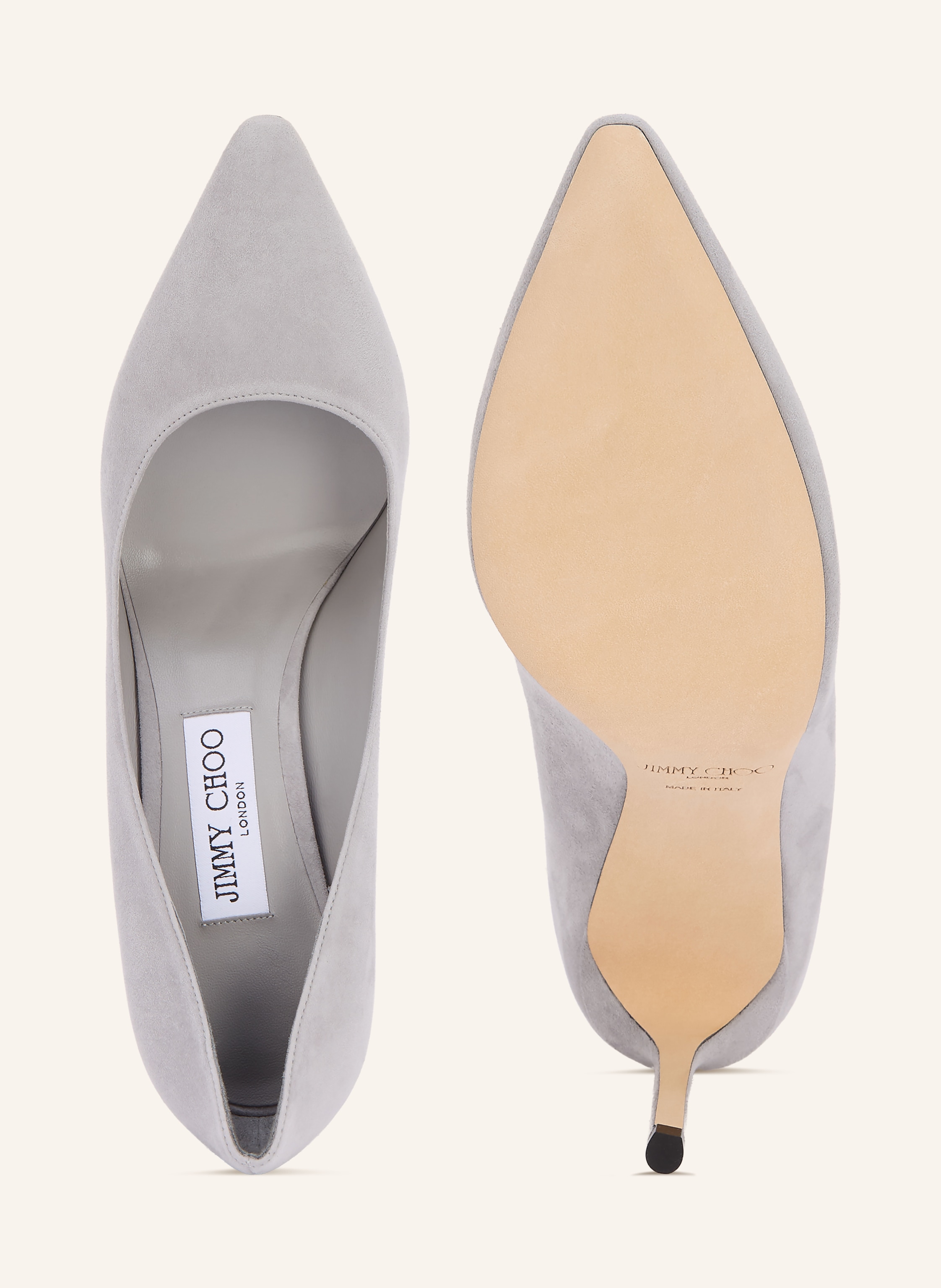 Thumbnail - Jimmy Choo Pumps Romy 85 grau