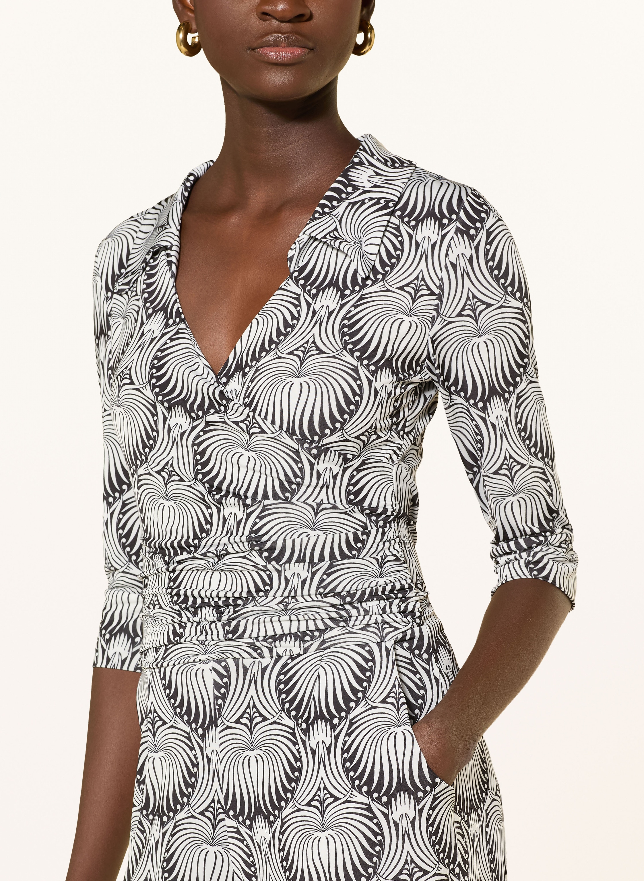 Thumbnail - Marivie Jumpsuit Mit 3/4-Arm schwarz