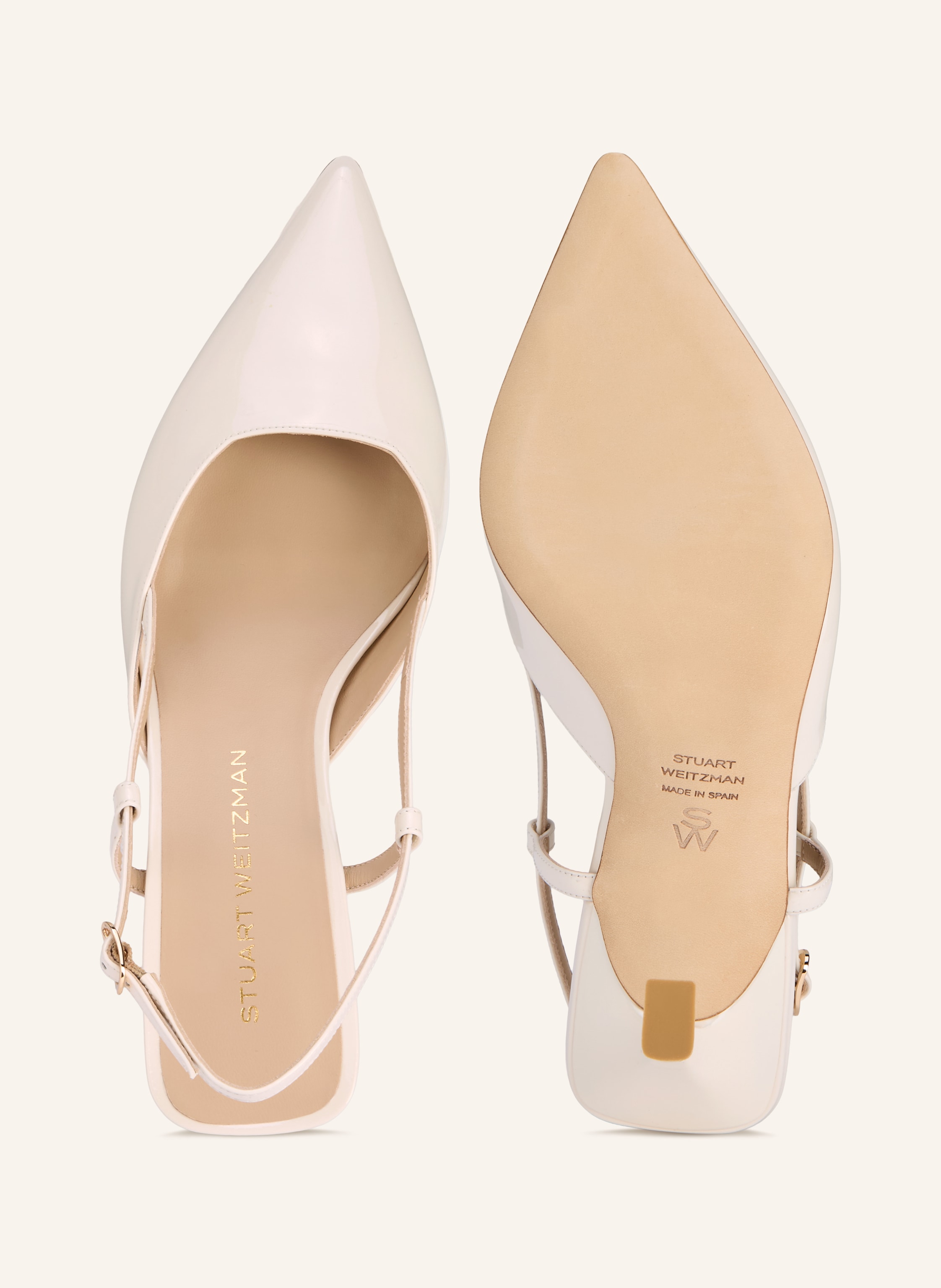 Thumbnail - Stuart Weitzman Slingpumps Vinnie 50 beige