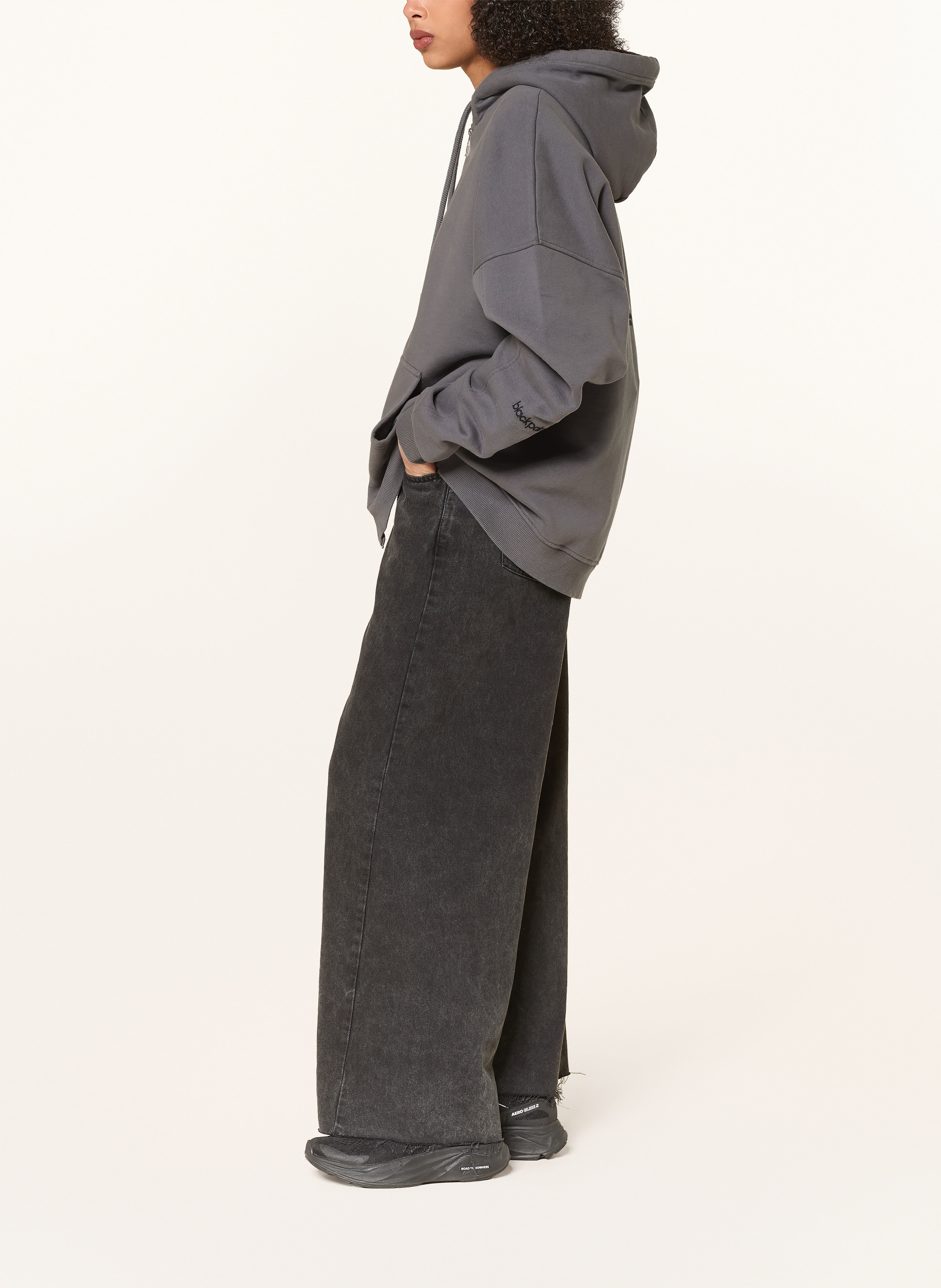 Thumbnail - Black Palms Sweatjacke Honey 2.0 grau