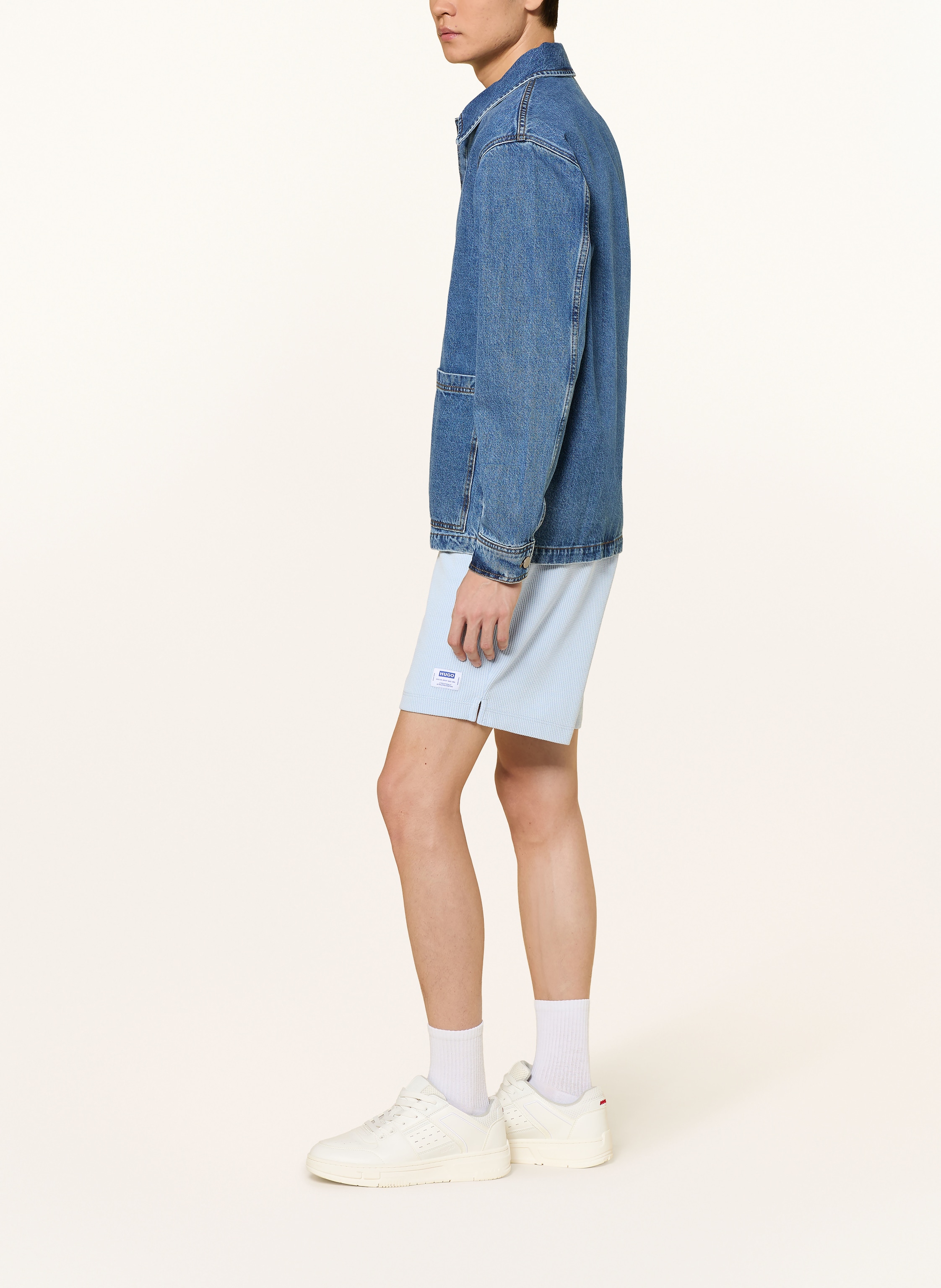 Thumbnail - Hugo Sweatshorts Nuwafflo blau