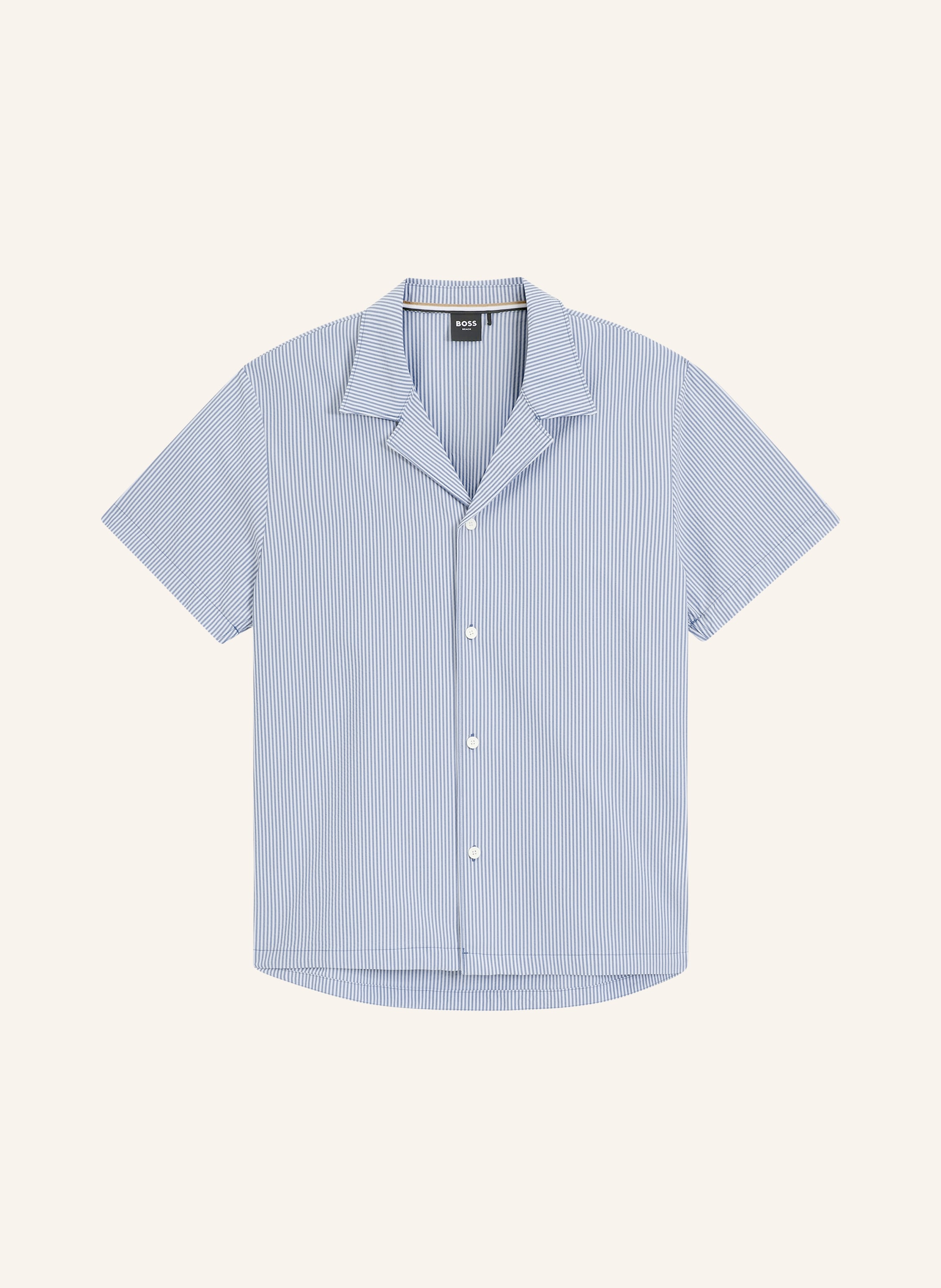 Boss Boss Resorthemd Velvetfish Regular Fit blau in BLAU / WEISS