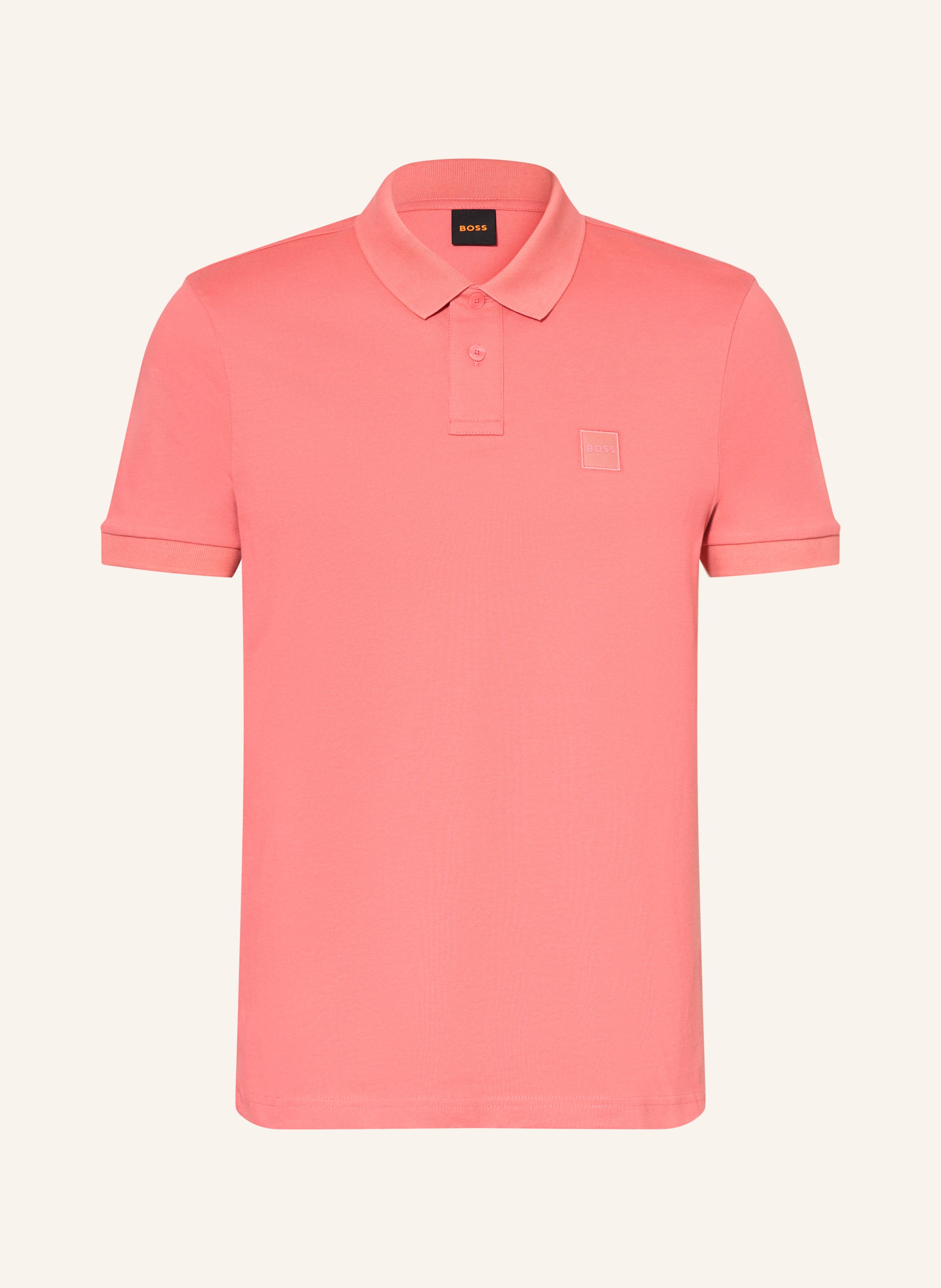 Boss Jersey-Poloshirt Passenger rosa
