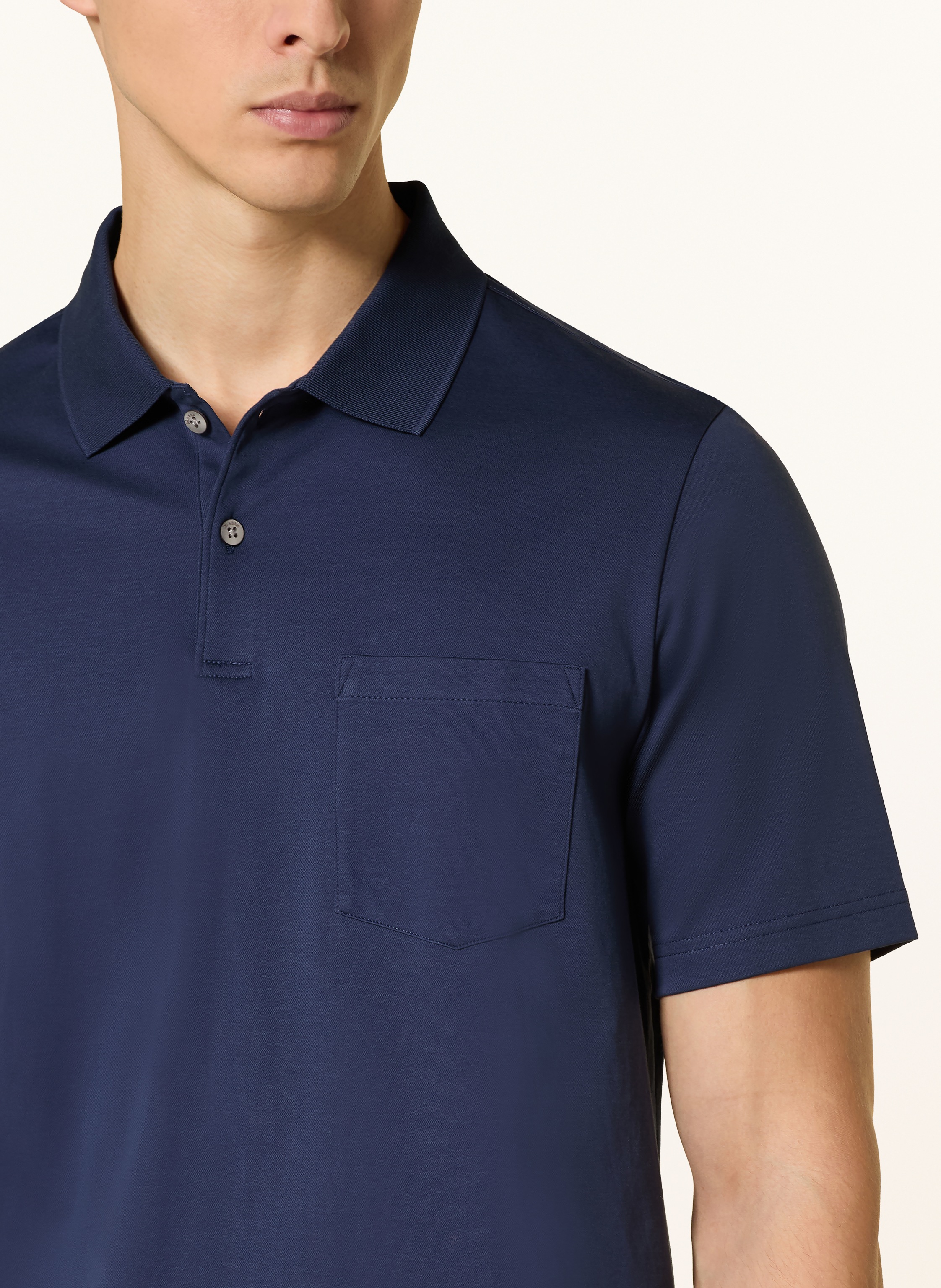 Thumbnail - Maerz Muenchen Jersey-Poloshirt blau