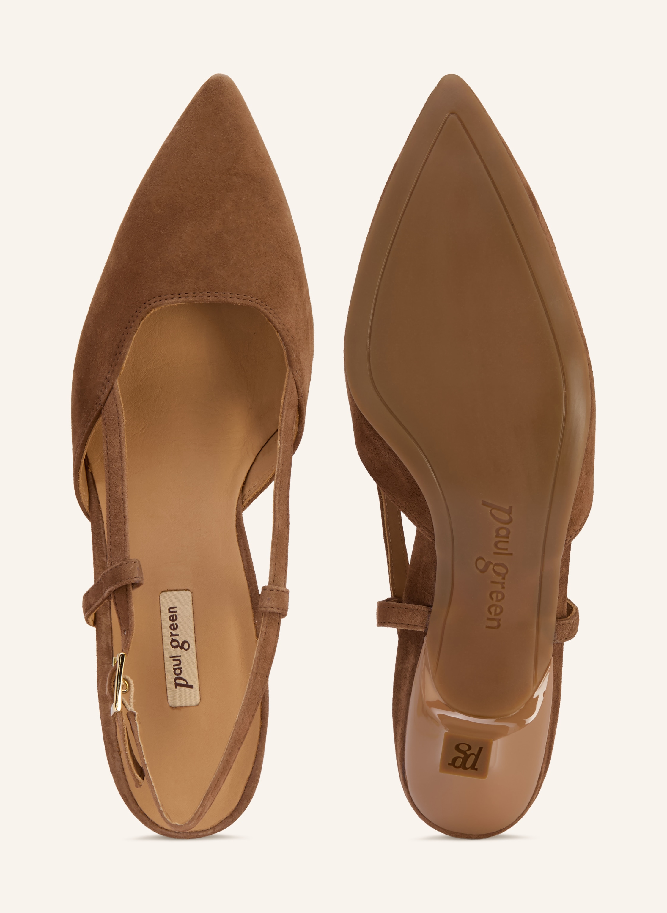Thumbnail - Paul Green Slingpumps braun